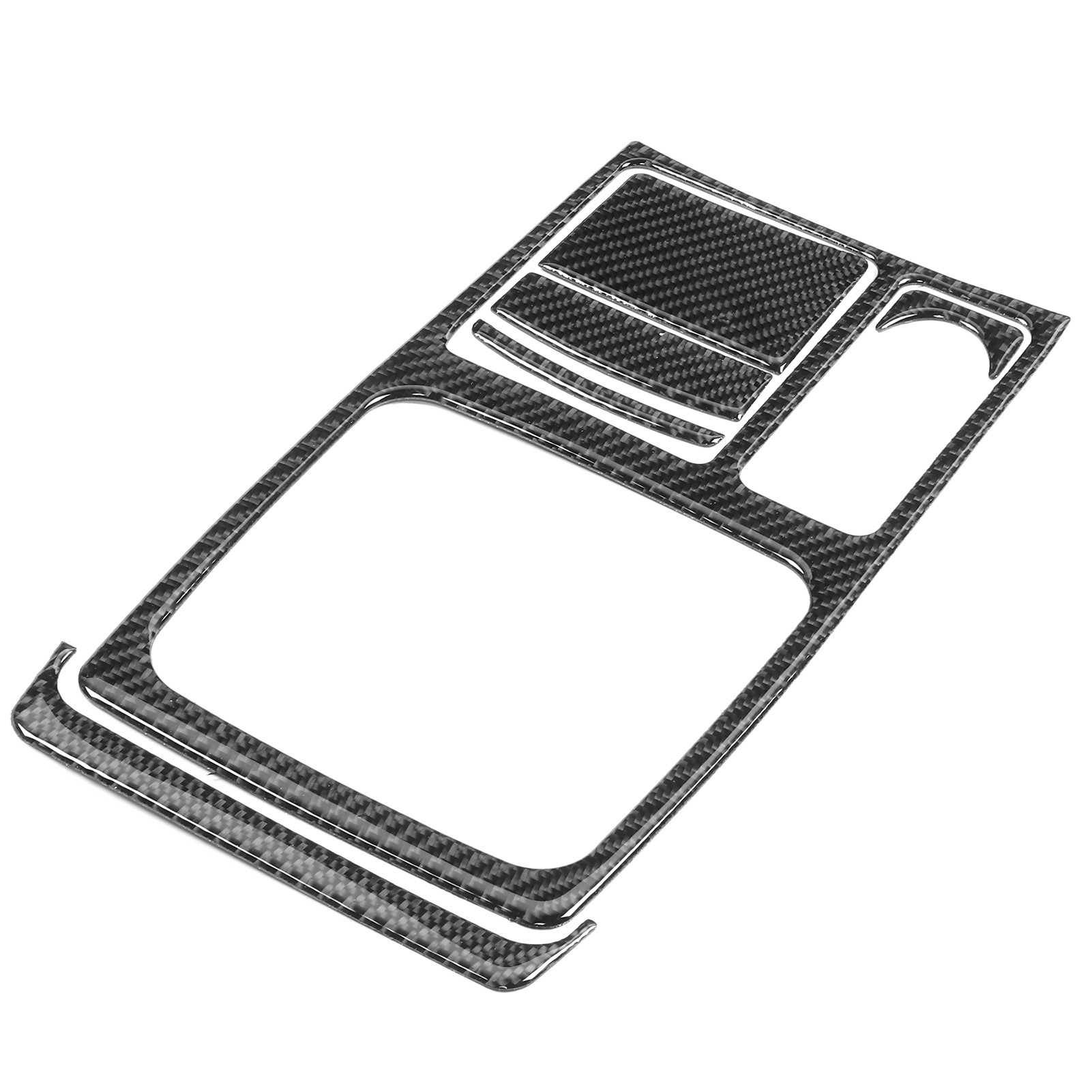 6-teiliges Interieur-schalthebelpanel Aus Kohlefaser Für Den Beifahrer, Passend Für Mitsubishi Lancer Gts 2008-2016
