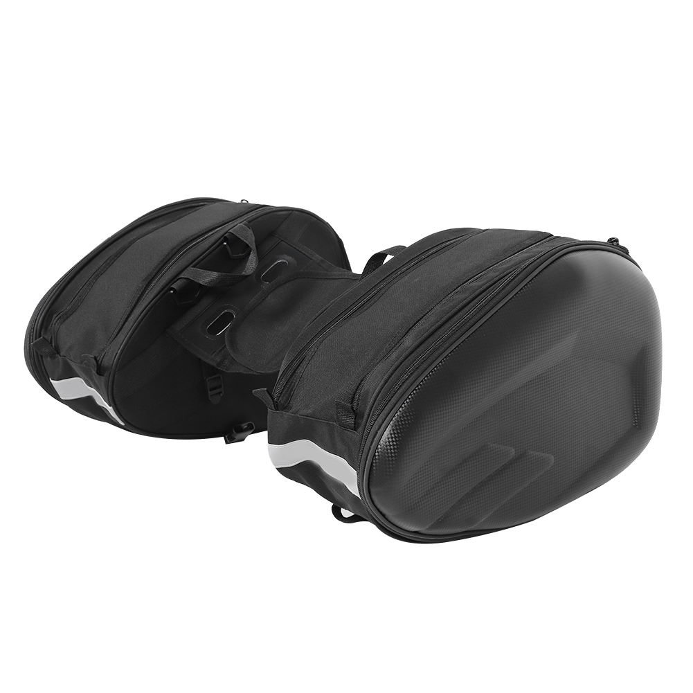 2er-set Motorrad-satteltaschen, Wasserdicht, 58 L, Für Seitensitz, Helm, Gepäck, Ideal Für Reisen, Radfahren, Motocross Und Camping