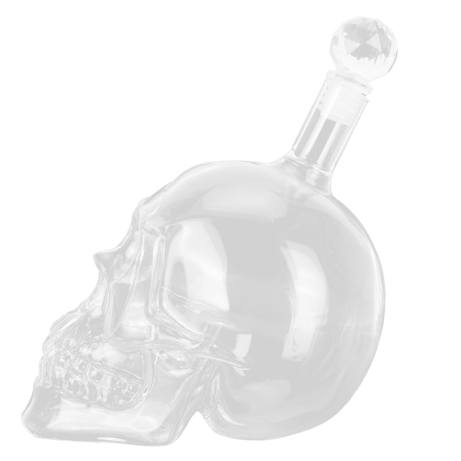 550-ml-weinflasche Mit Innovativem Totenkopf-design, Hochwertiges Borosilikatglas Für Bars Und Ktvs