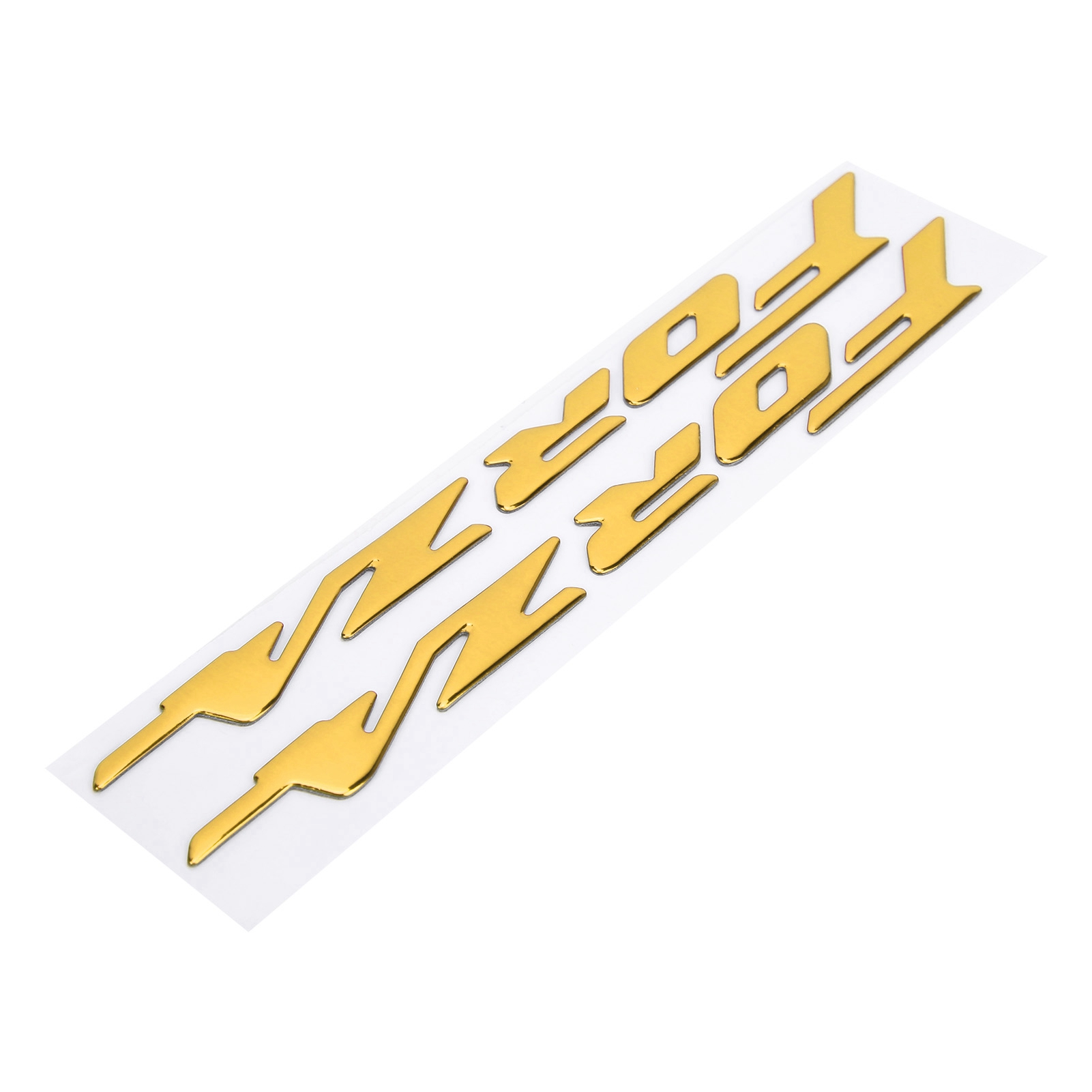Paar 3d-emblem-aufkleber Für Die Verkleidung Des Honda Forza 300 125 250 Rollers, Gelbe Karosserieaufkleber, Geprägte Motorradaufkleber