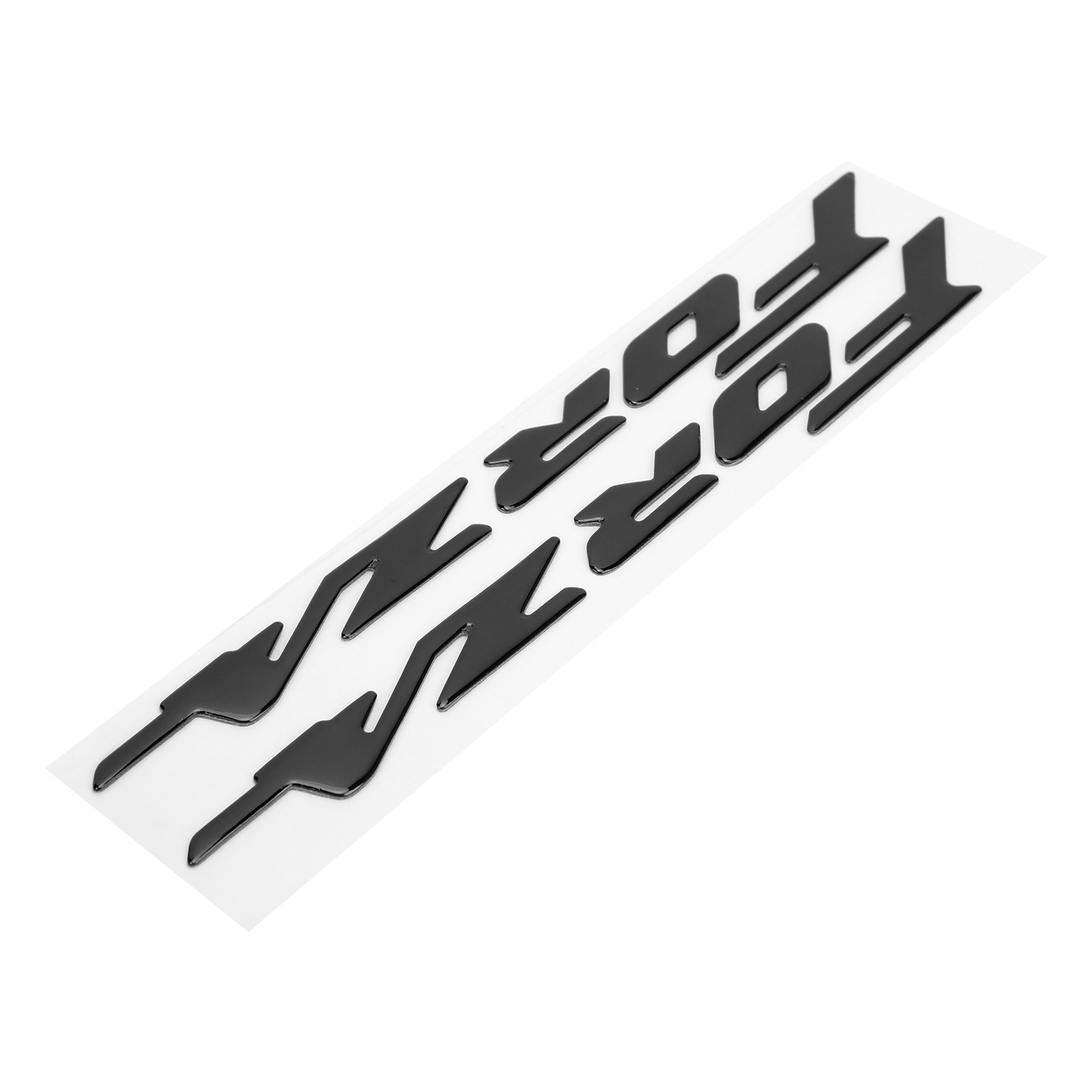 Paar 3d-emblem-aufkleber Für Die Verkleidung Der Honda Forza 300 125 250 Motorradverkleidung, Schwarze Aufkleber, 2-teiliges Dekorationsset.