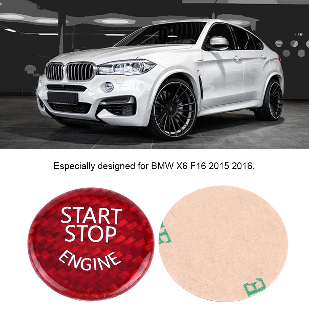 Motorstartknopf Aus Rotem Carbon, Start-stopp-schalterschutz Für Bmw 1er-7er Reihe X1 X3 X4 X5 X6