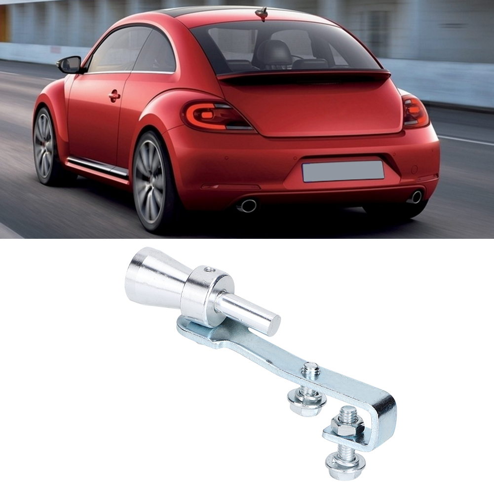 Turbopfeife Für Auspuffanlage, Tc S Schalldämpfer Aus Silberner Aluminiumlegierung, Zubehör Für Leistungsstarke Fahrzeuge.