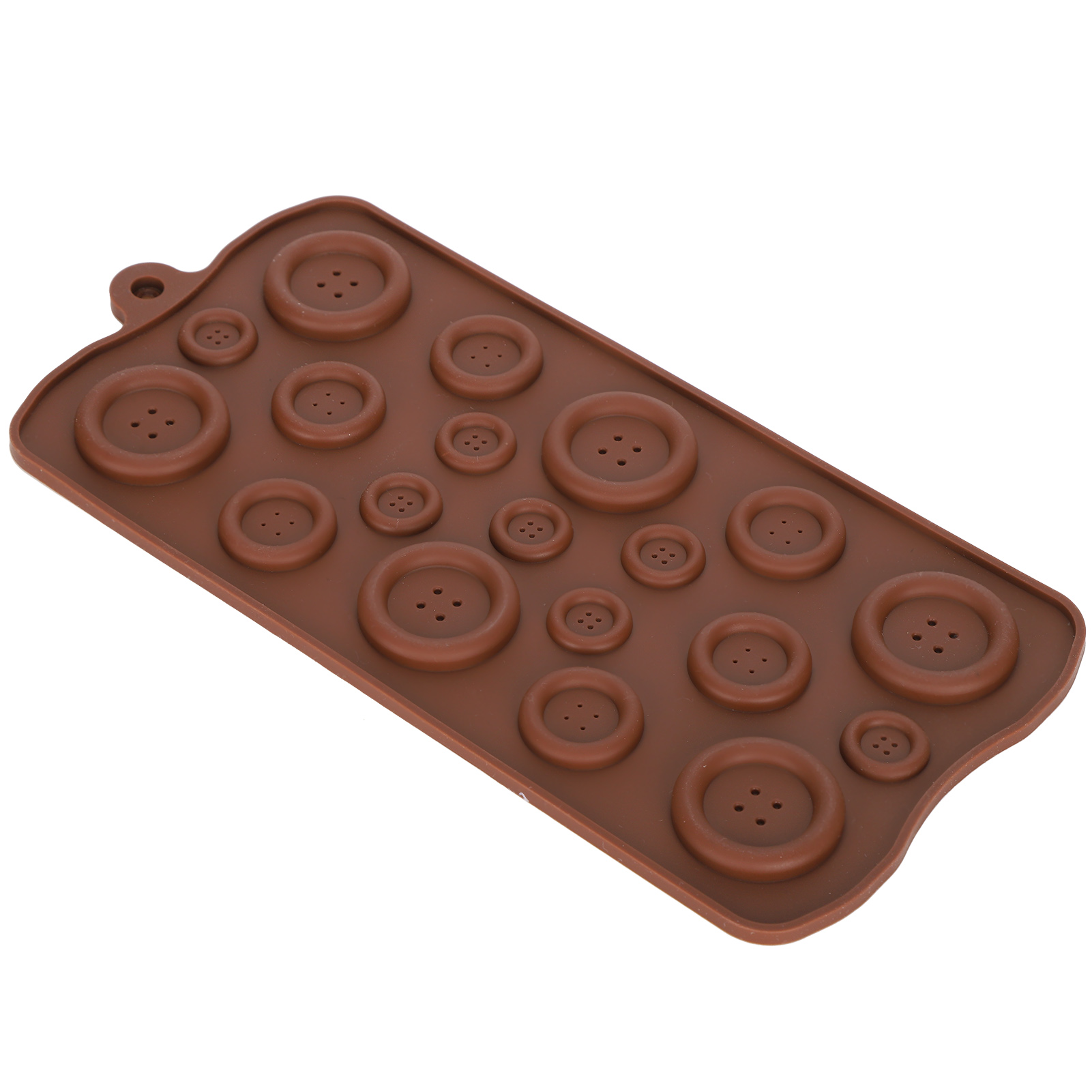 Knopfförmige Schokoladenform, Tablett Für Fondant, Gebäck, Selbstgemachte Süßigkeiten, Backwerkzeug