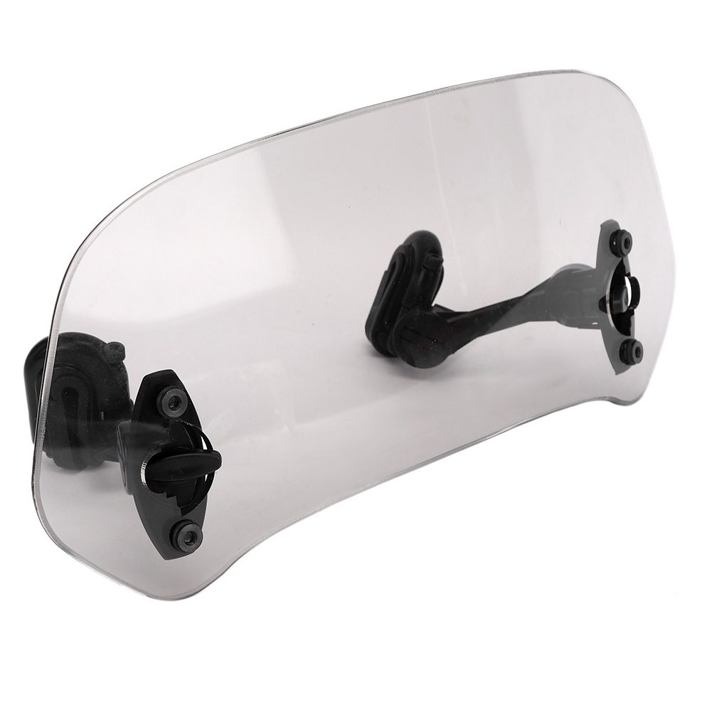 Motorrad-windschutzscheibenverlängerung, Erhöhung Der Windschutzscheibe, Verstellbarer Wind- Und Regenabweiser, Zusätzlicher Spoiler (braun)