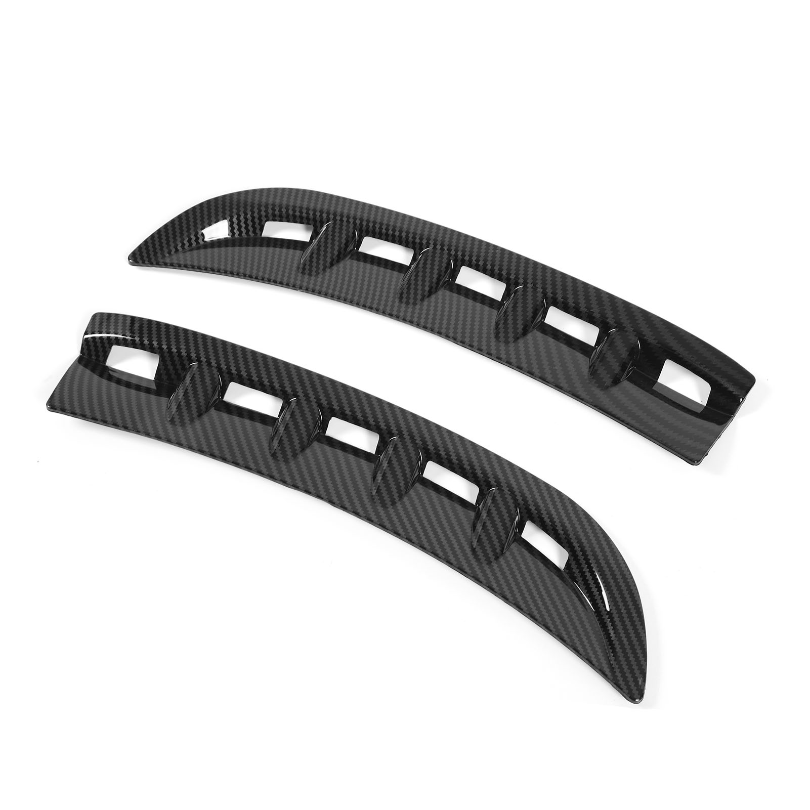 Frontsplitter-paar (links Und Rechts) Für Mercedes Cls C257 Amg-line, Carbonfaser-optik, Stoßstangenschutz
