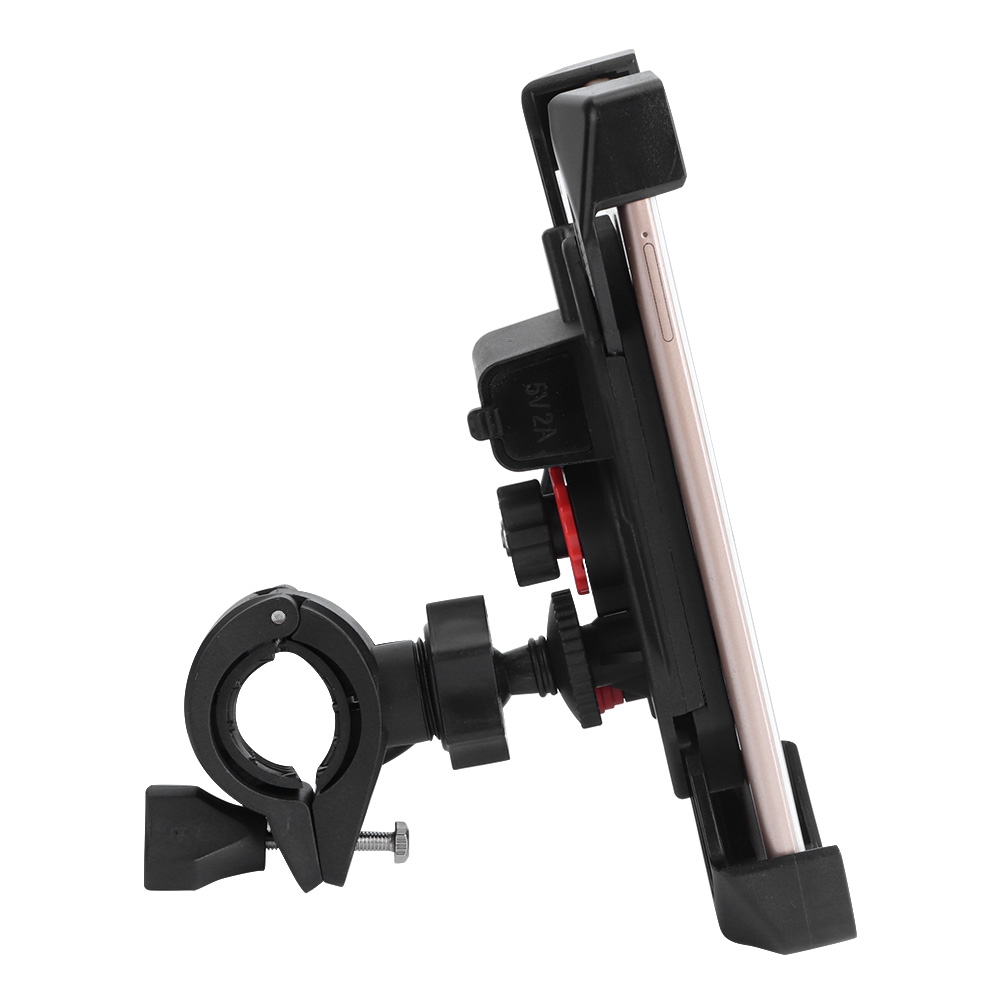 Universelle, Um 360° Drehbare Motorrad-handyhalterung, Lenkerhalterung Mit Integriertem Usb-ladegerät, Feste Gps-smartphone-halterung, Verstellbare Drehung, Wasserdicht, Robust.