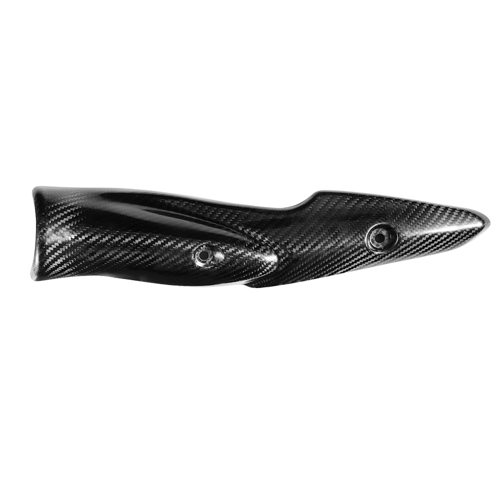 Auspuff-expansionskammer Mit Hitzeschutzblech Aus Kohlefaser, Schalldämpferabdeckung, Kompatibel Mit Kawasaki Z900 2017-2019