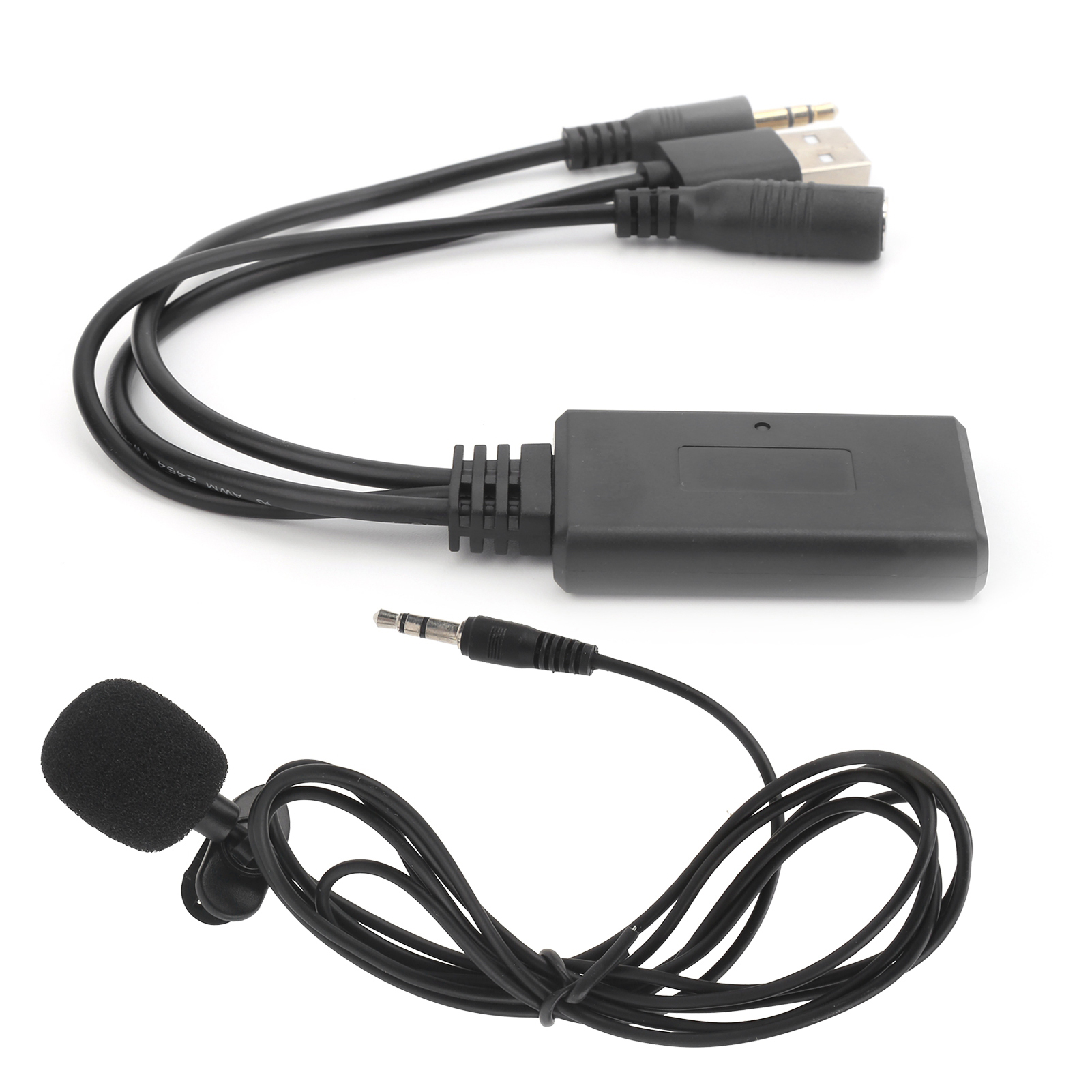 Bluetooth-aux-adapter Fürs Auto, Freisprecheinrichtung Mit Mikrofon, Integrierte Anruffunktion, Universelles Drahtloses Audiokabel Fürs Autoradio
