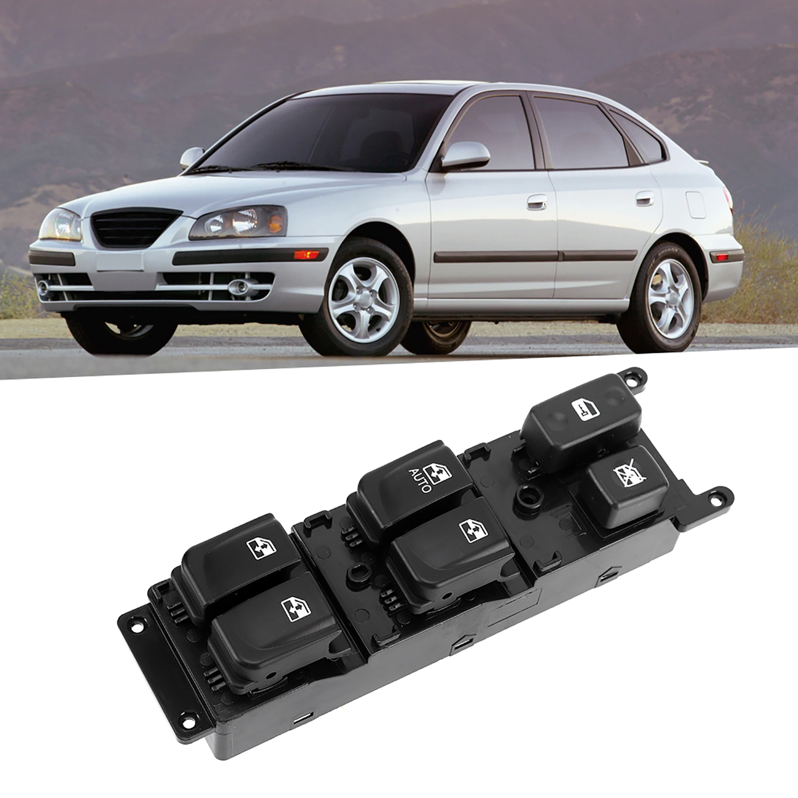 Elektrischer Fensterheber Für Die Fahrerseite Des Hyundai Sonata 2005-2007, Originalschalter 93570-3k01, Fensterheber Vorne, Kompatibles Autoteil.