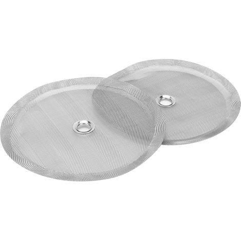 2 Edelstahl-siebe (100 Mikron), Wiederverwendbare Kaffeefilter Für French Press, 2 Stück