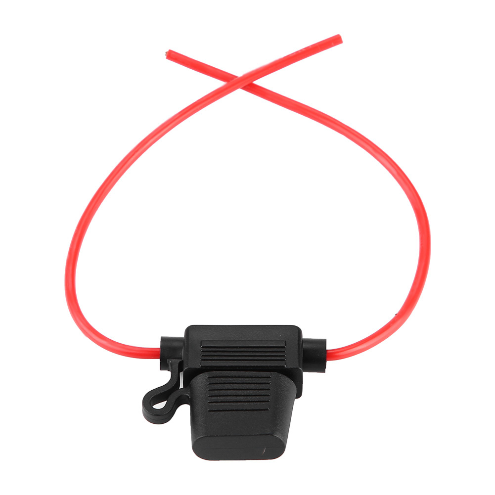 1-teiliger Wasserdichter Kfz-sicherungshalter 1-35a 12-32v, Inline-flachsicherungsgehäuse Für Kfz-stromkreisschutz