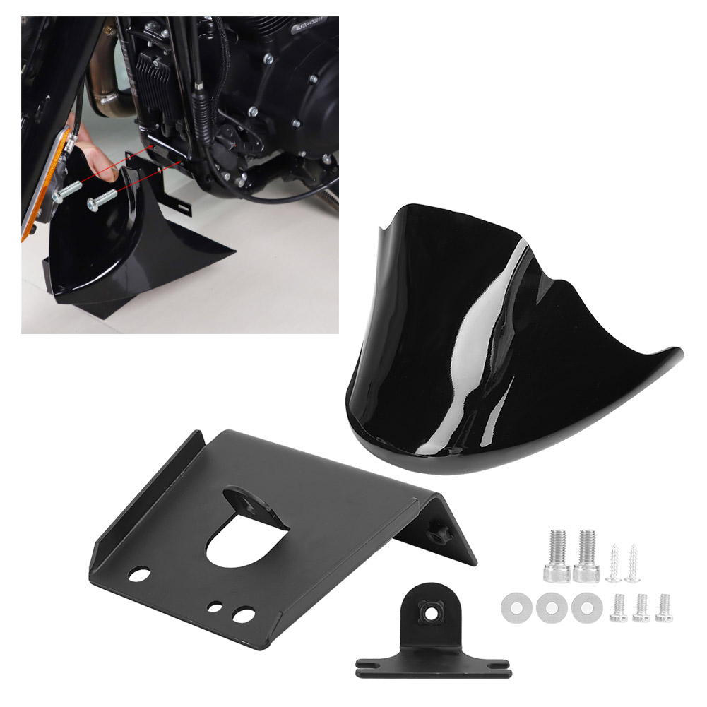 Motorradteile Zubehör Spoiler Kinnverkleidung Passend Für Xl1200 Modelle 04-17 (glänzend Schwarz)