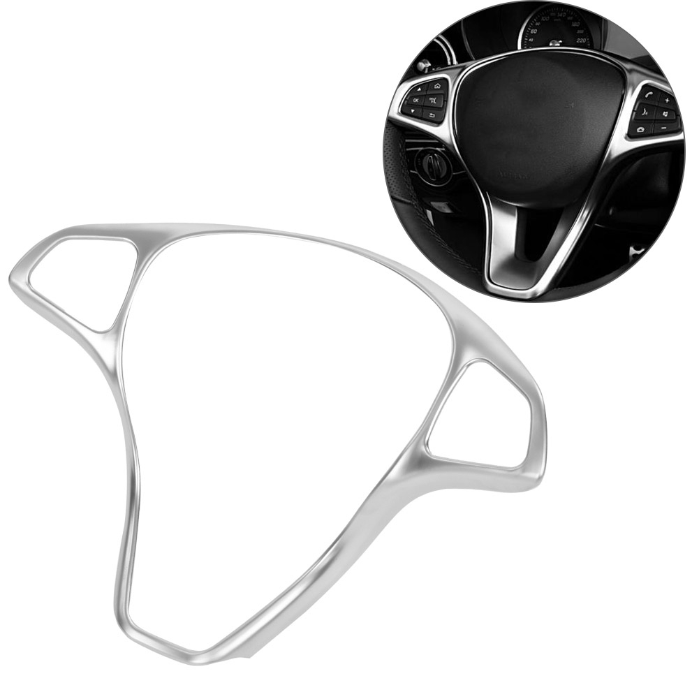 Multifunktions-lenkrad-innenverkleidung Für Mercedes V-klasse W447 (2014–2017), Schwarze Zierabdeckung, Autozubehör-set