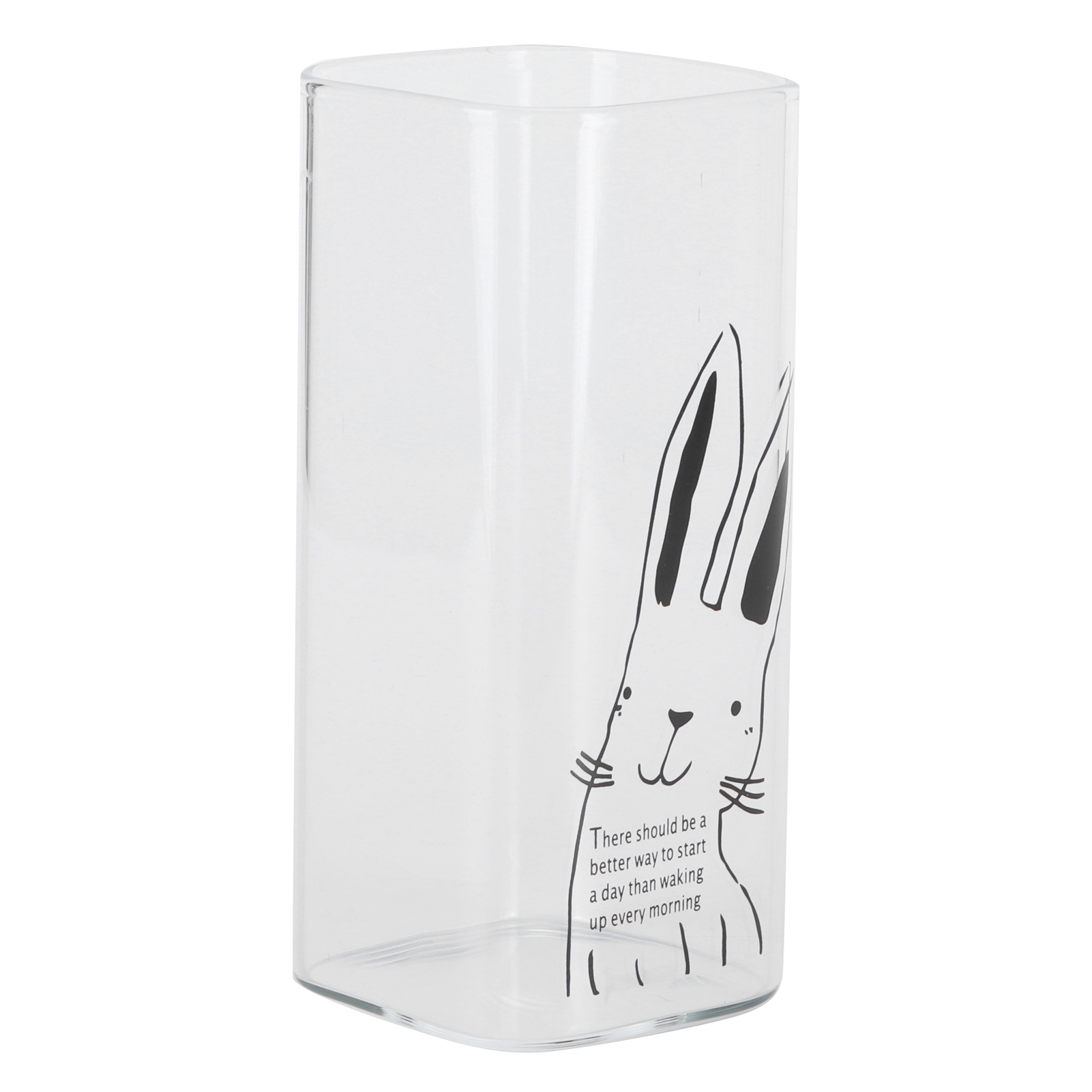 400-ml-milchglasbecher Mit Hasenmotiv, Kaffee-, Tee- Und Frühstücksbecher, Dekoratives Milchglas