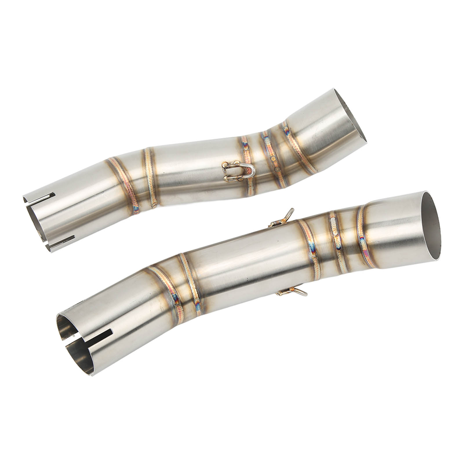 Mittelkatalysator Aus Poliertem Edelstahl Für Motorräder, Ersatz Für Yzf-r1 2004-2006, Performance-auspuffschalldämpfer