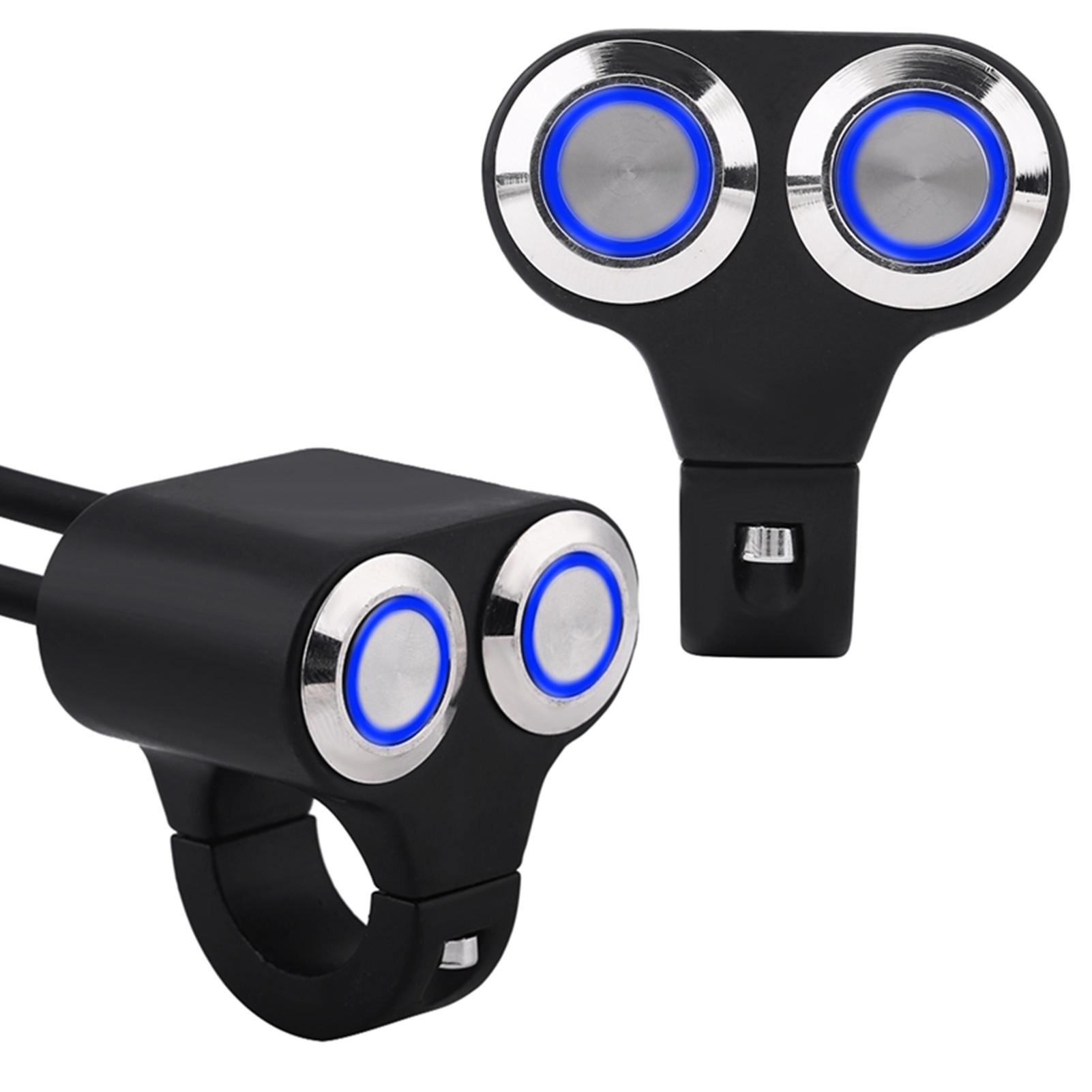 22 Mm (7/8 Zoll) Motorrad-lenkerschalter, Ein-/ausschalter Für Scheinwerfer, Bremslicht Und Nebelscheinwerfer Mit Kontrollleuchte, Typ A