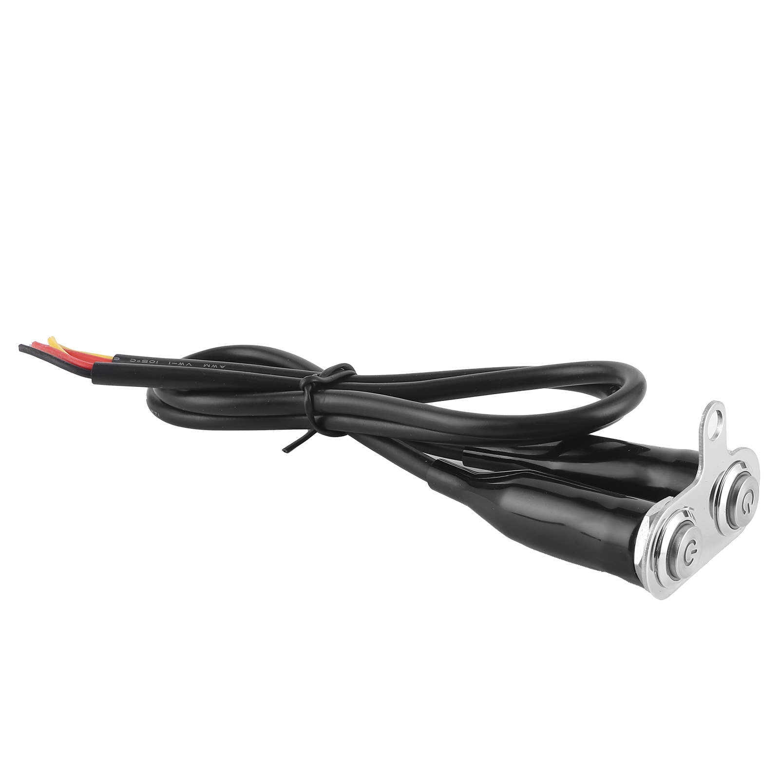 12v Edelstahl Motorrad-lenkerschalter Mit Led-modifikationshalterung Und Druckknopfsteuerung Inklusive 2 Schalterknöpfen