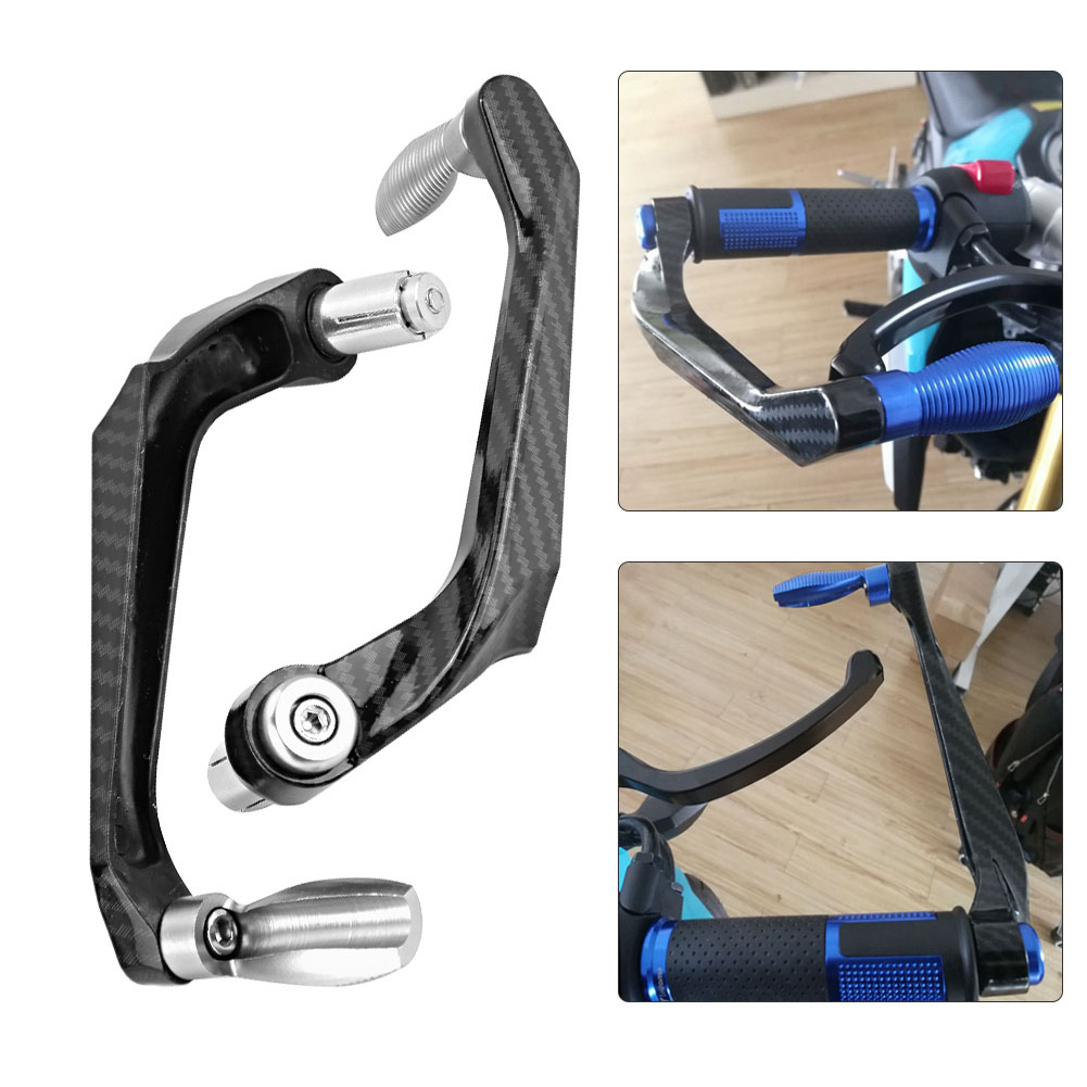 7/8-zoll-motorradlenker Aus Aluminium, Universeller Silberner Bremsschutz, Leichter Lenkerpuffer, Motorradschutzzubehör, Sturzbügel-set, Kompatibel Mit 22-mm-lenkern, Metallfarbe