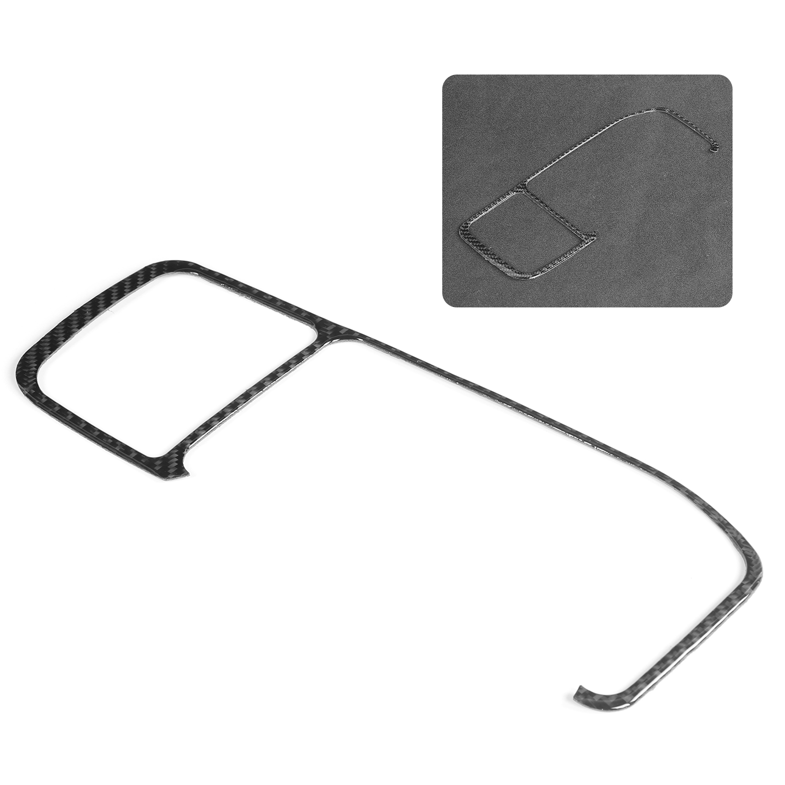 Verkleidungsrahmen Aus Kohlefaser Für Die Mittelkonsole Des Vw V60 S60 (2010–2017, Rechtslenker), Kohlefaserabdeckung
