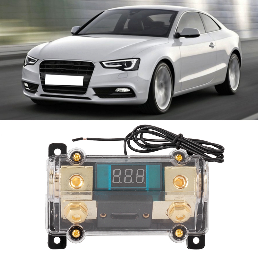Stereo-verteilerkasten Mit Sicherungshalter Für Auto-audio, 150a Digitalanzeigeblock, Schutzschaltung, Autozubehör-set.