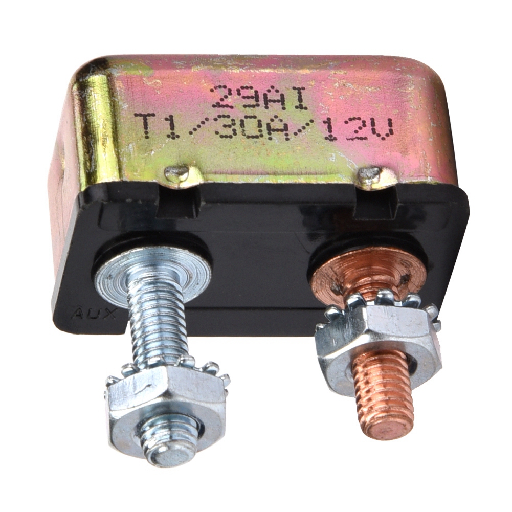 Universeller 12/24-v-leistungsschalter Mit Automatischer Rückstellung, Metallgehäuse, 30 A, Für Den Schutz Von Elektrischen Stromkreisen In Booten Und Autos