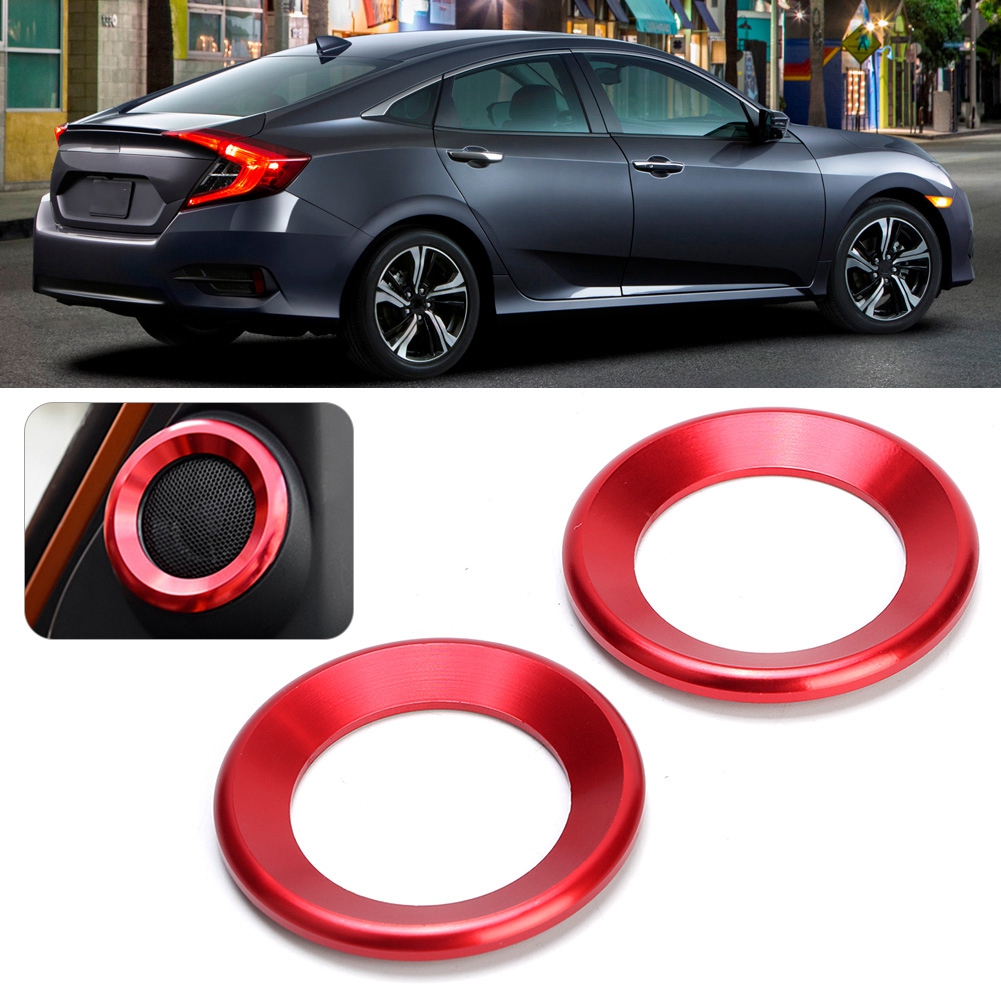 Stück Lautsprecher-zierringe, Passend Für Honda Civic 10.