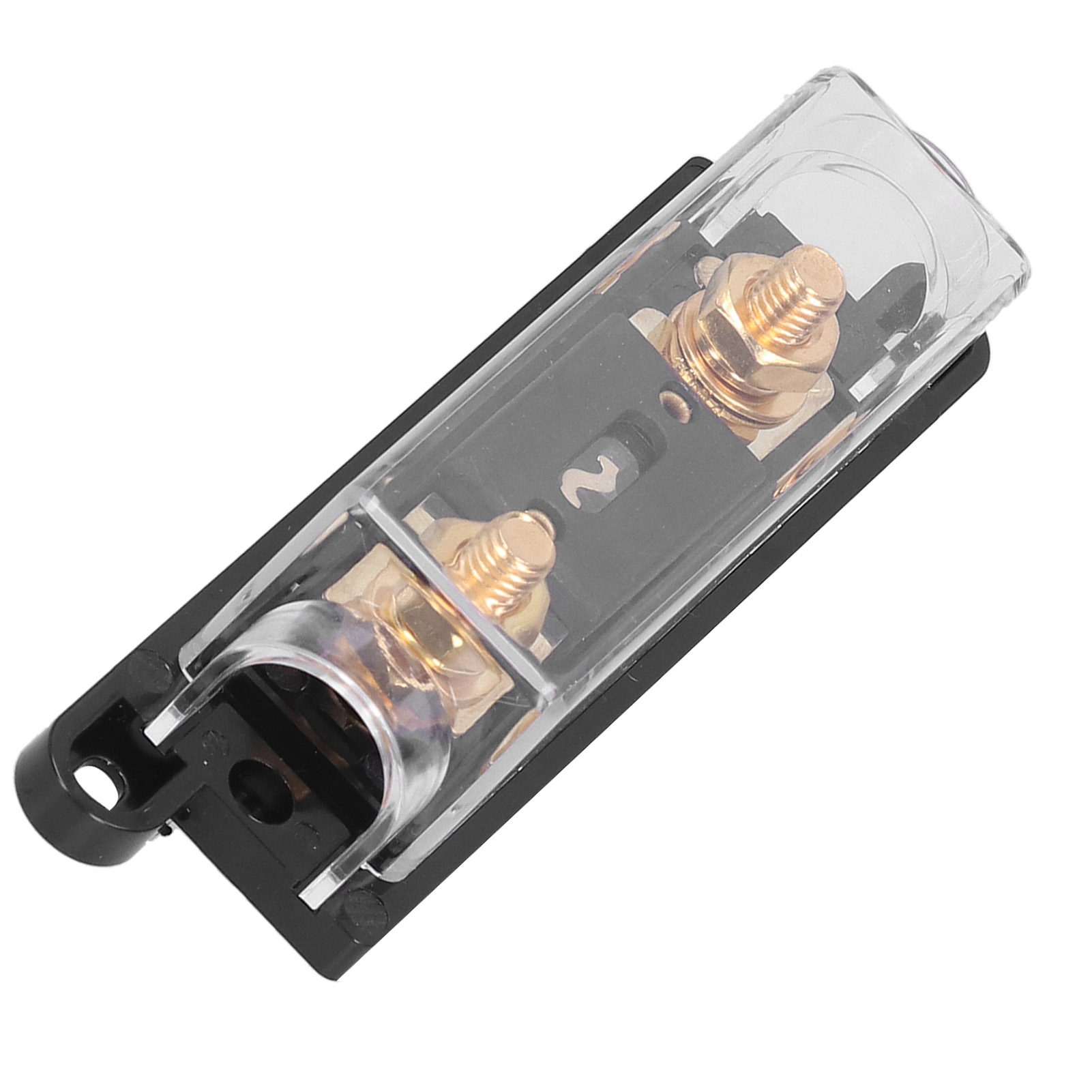 Agu 100a Sicherungshalter Für Auto-audioverstärker, Elektrischer Schutzblock, 0/4 Awg-kabel, Wasserdichtes Gehäuse