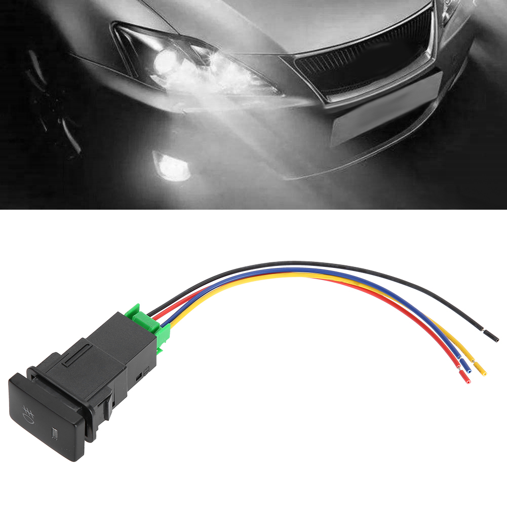 12v 4-poliger Drucktaster Für Toyota, Integrierte Led-anzeige, Hintergrundbeleuchtete Kontrollleuchte, Autoschalter, Ersatzteil.