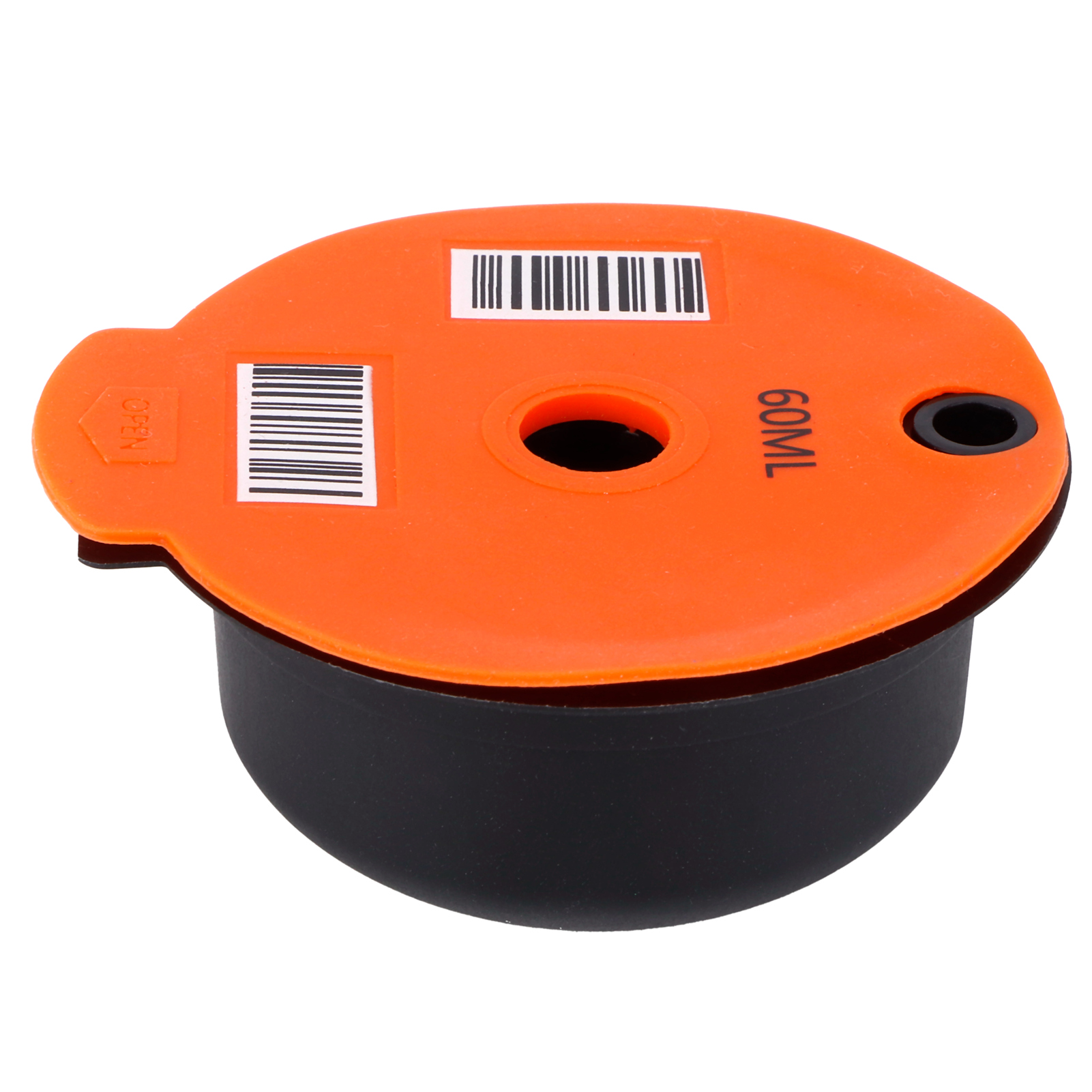 Wiederverwendbarer Kaffeefilter Für 60-ml-espressopads, Mit Löffel Und Pinsel, Nachfüllbares Kaffeezubehör.