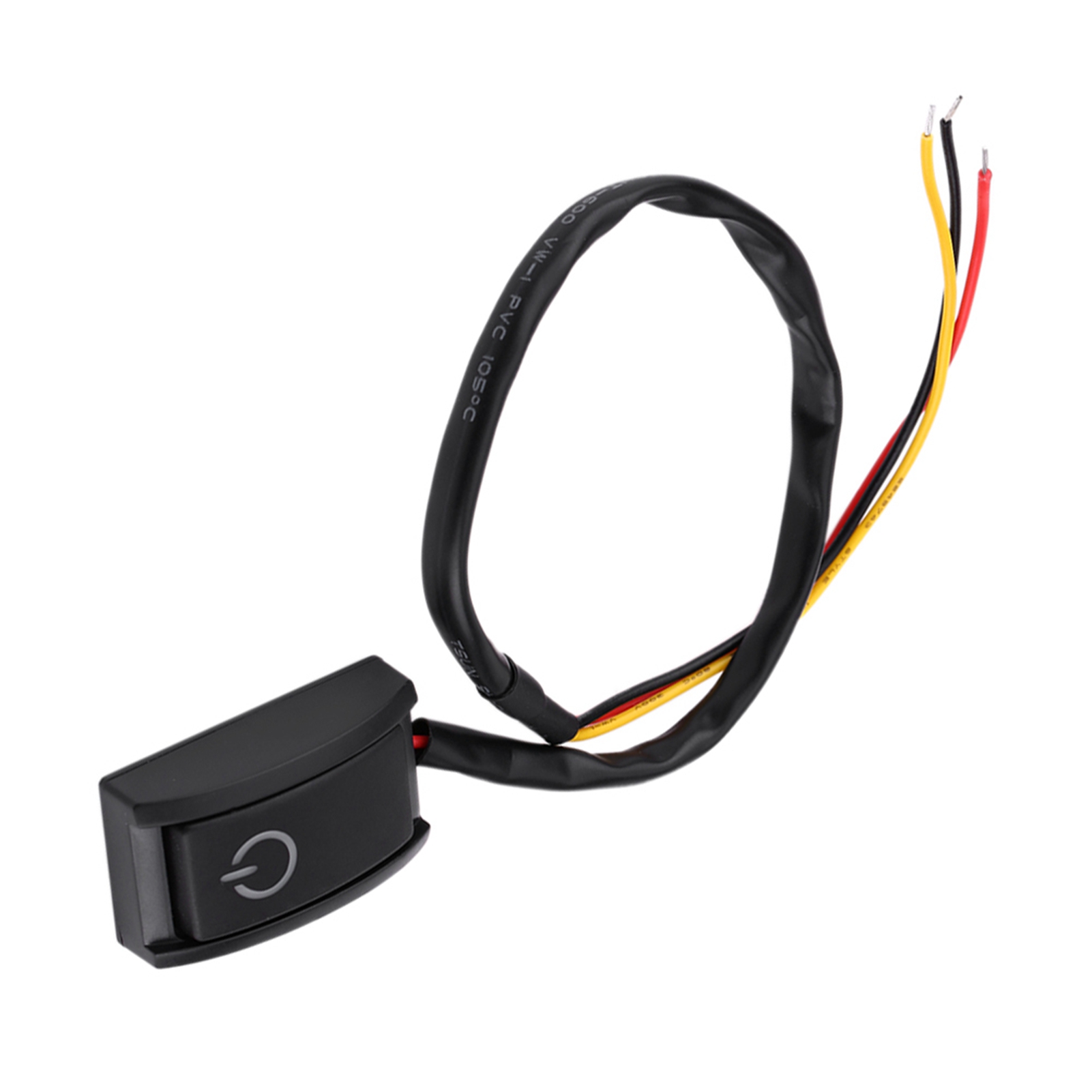 12v 200ma Klebe-drucktaster, Selbstklebend Fürs Auto, Diy-ein/aus-schalter, Schnelle Montage Ohne Bohren