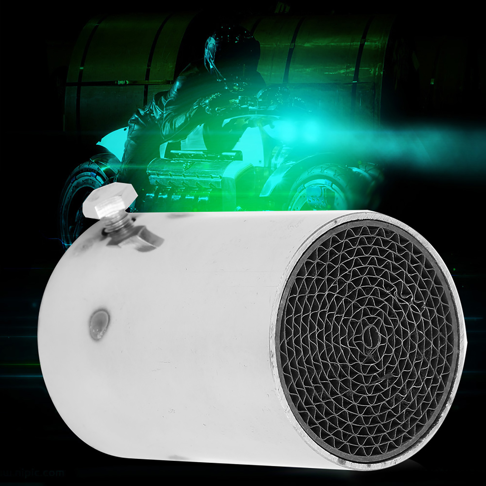 51-mm-einsatzschalldämpfer Für Universelle Motorradauspuffanlagen, Geräuschdämpfungsschalldämpfer, Typ 3, Motorradzubehör.