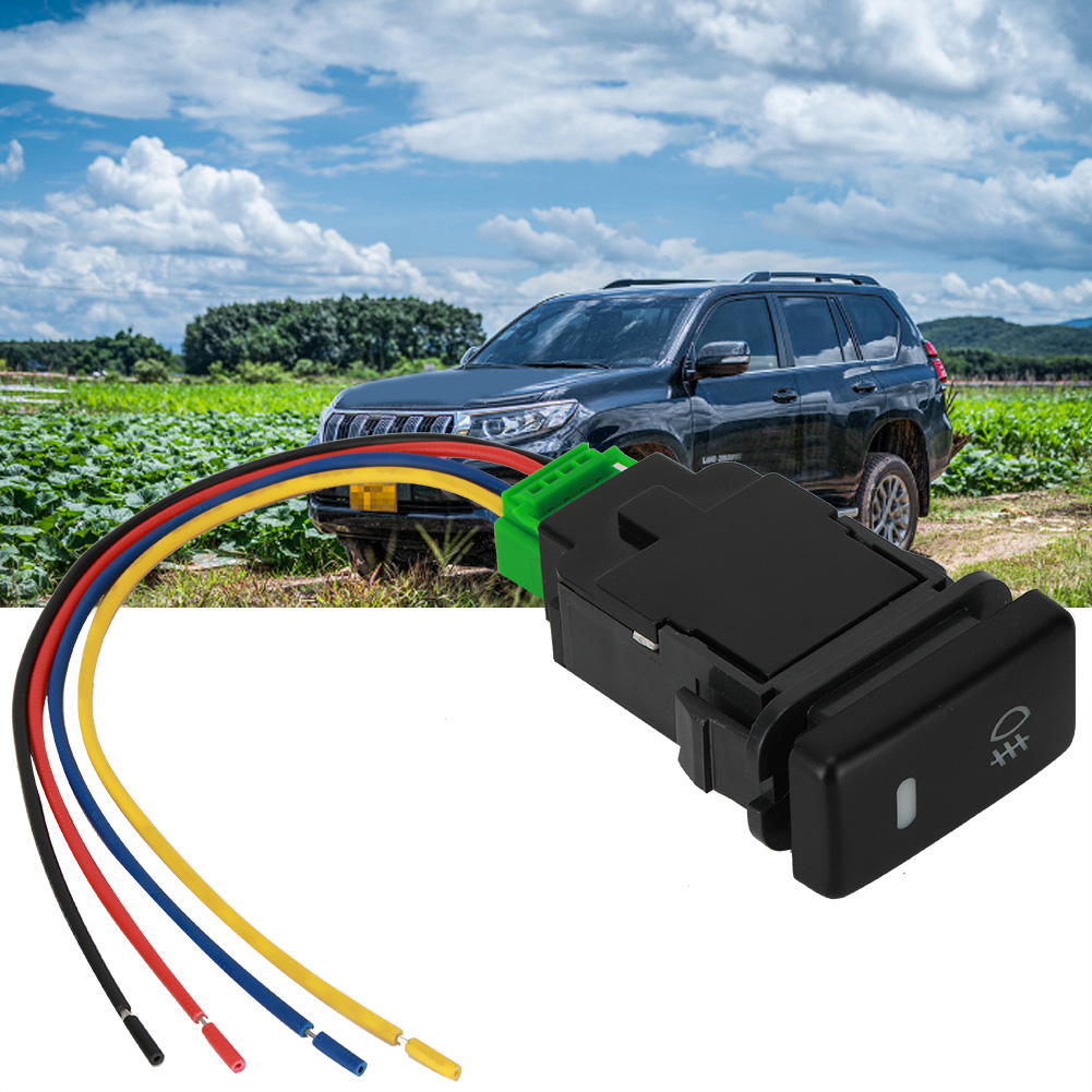 12v 4-poliger Drucktaster Für Toyota, Integrierte Led-anzeige, Rücklicht, Autoschalter, Elektrisches Ersatzteil.