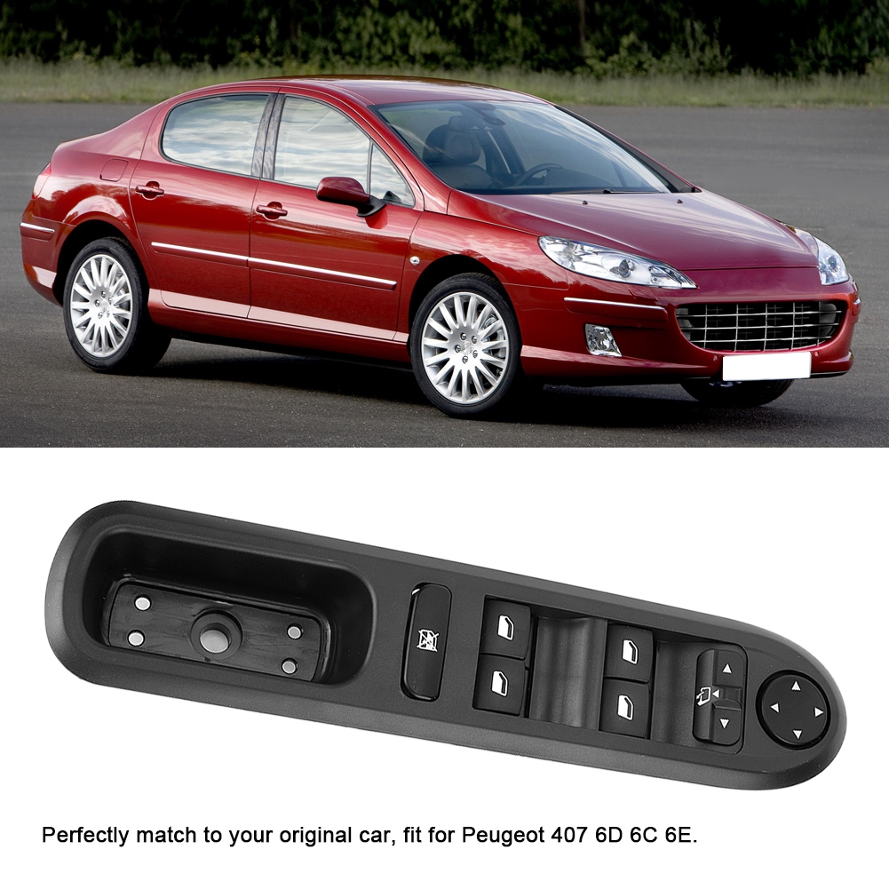 Fensterheberschalter Vorne Links Auf Der Fahrerseite Für Peugeot 407 6d 6c 6e 6554.er, Elektrischer Schalter, Autoteil, Ersatzteil, 1 Stück.