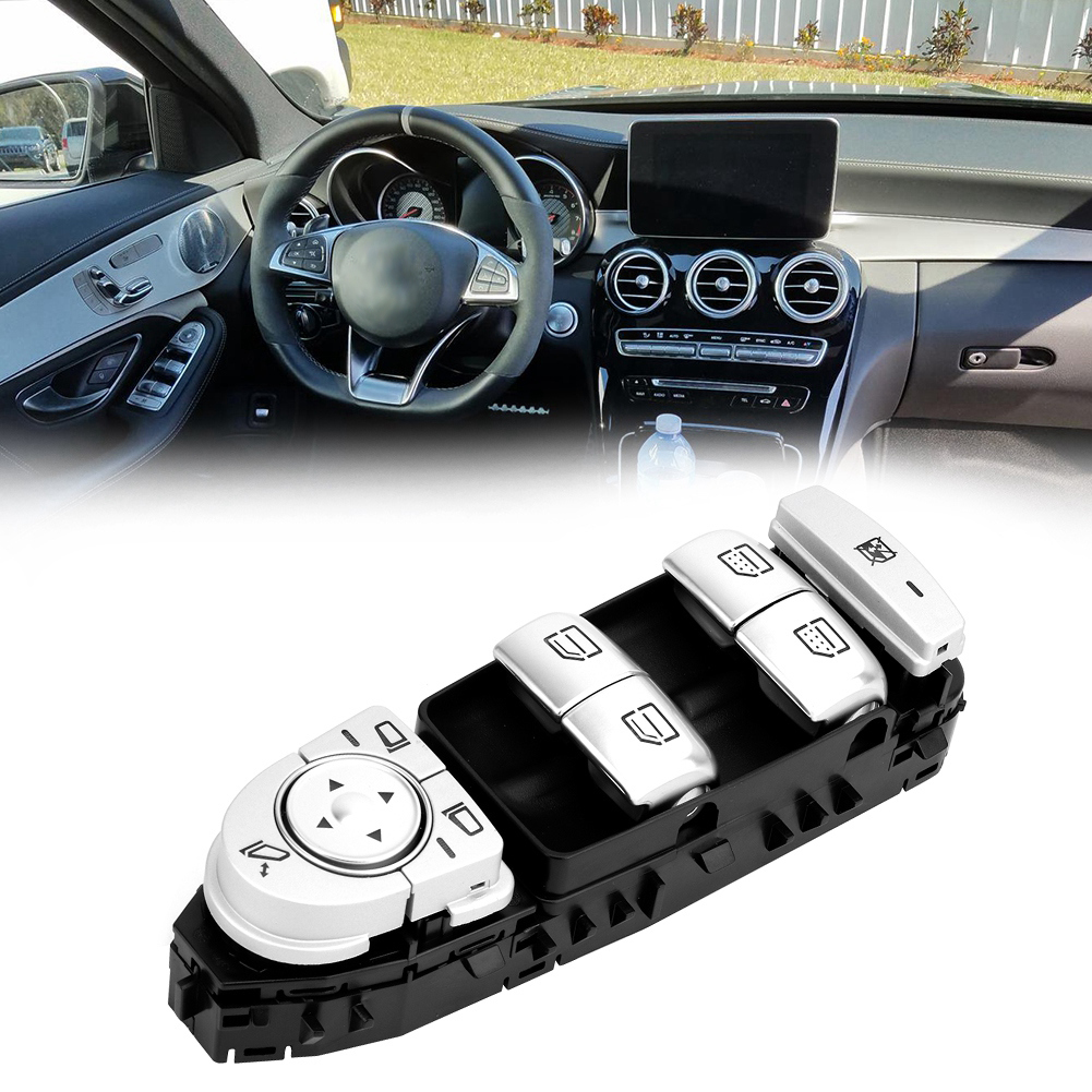Elektrischer Fensterheberschalter Für Die Fahrerseite, Kompatibel Mit Mercedes-benz C-klasse (w204) C300, C63 Amg, C350e – Hauptschalter Für Das Vordere Seitenfenster