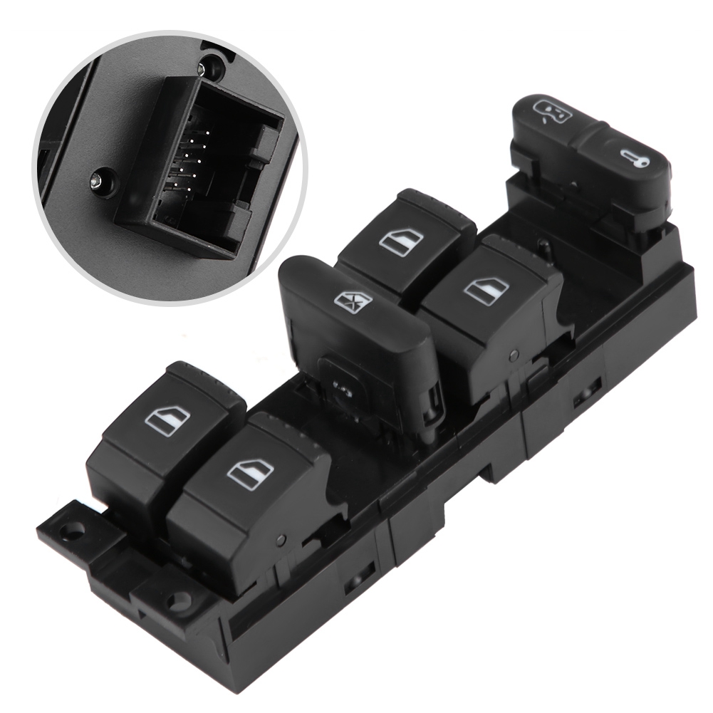 Hauptschalter Für Elektrische Fensterheber Für Volkswagen Golf, Jetta, Bora, Passat B5, Seat Leon Und Toledo (1999–2006), Fensterhebersteuerung, Autoteil, 1 Stück