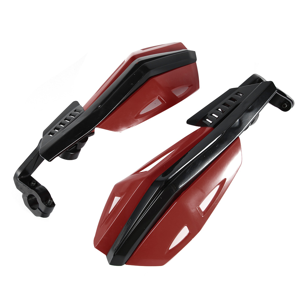 Motorrad-handschutz 7/8 Zoll 22 Mm Abs Fallfester Schutz Universal Für Motorrad Elektrofahrrad Roller (rouge Fonce)