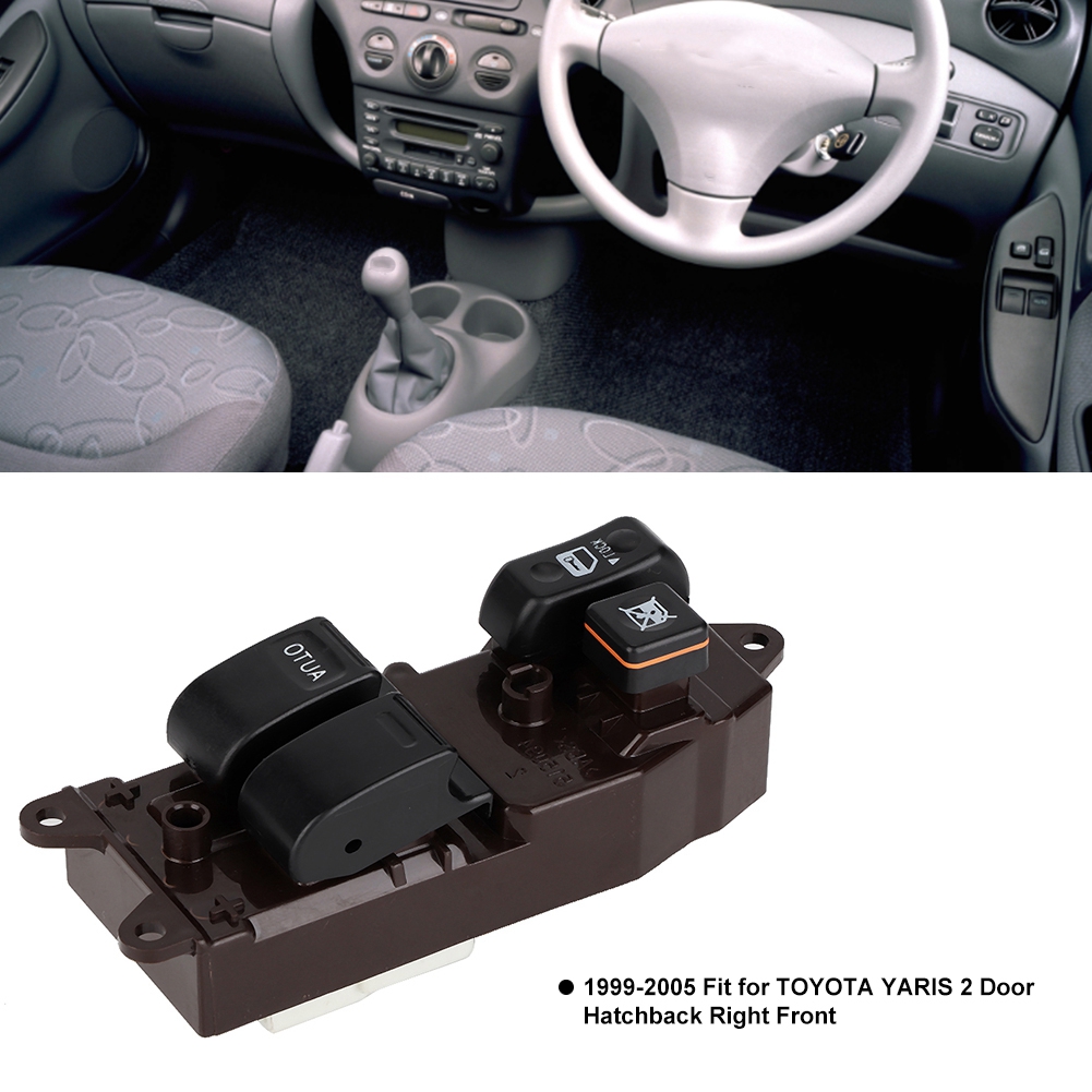 Elektrischer Fensterheberschalter Vorne Rechts Auf Der Fahrerseite, Kompatibel Mit Yaris 3-türer Schrägheck 84820-10090