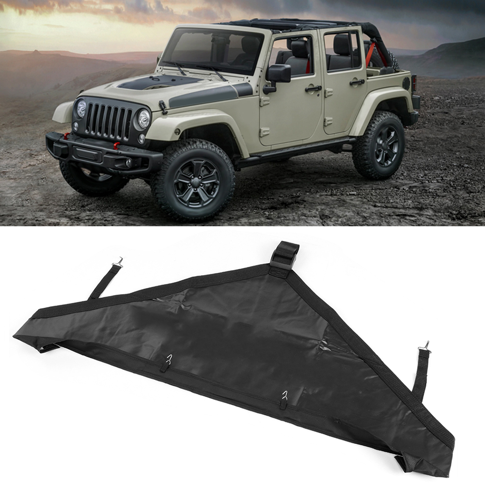 Motorhaubenschutz Aus Canvas, Passend Für Jeep Wrangler Jk 2007-2017, 5-pointed Star