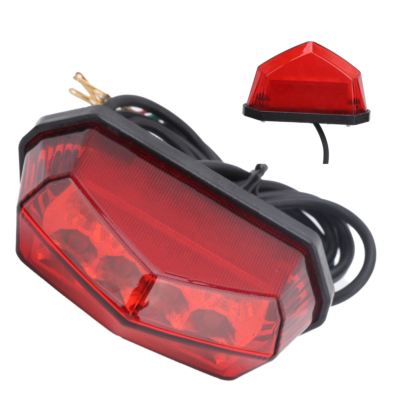 Universelle Led-bremsleuchte Für Motocross, 12-15v Rücklicht, Geringer Stromverbrauch, Leistungsstarke Beleuchtung, Kompatibel Mit Pitbikes