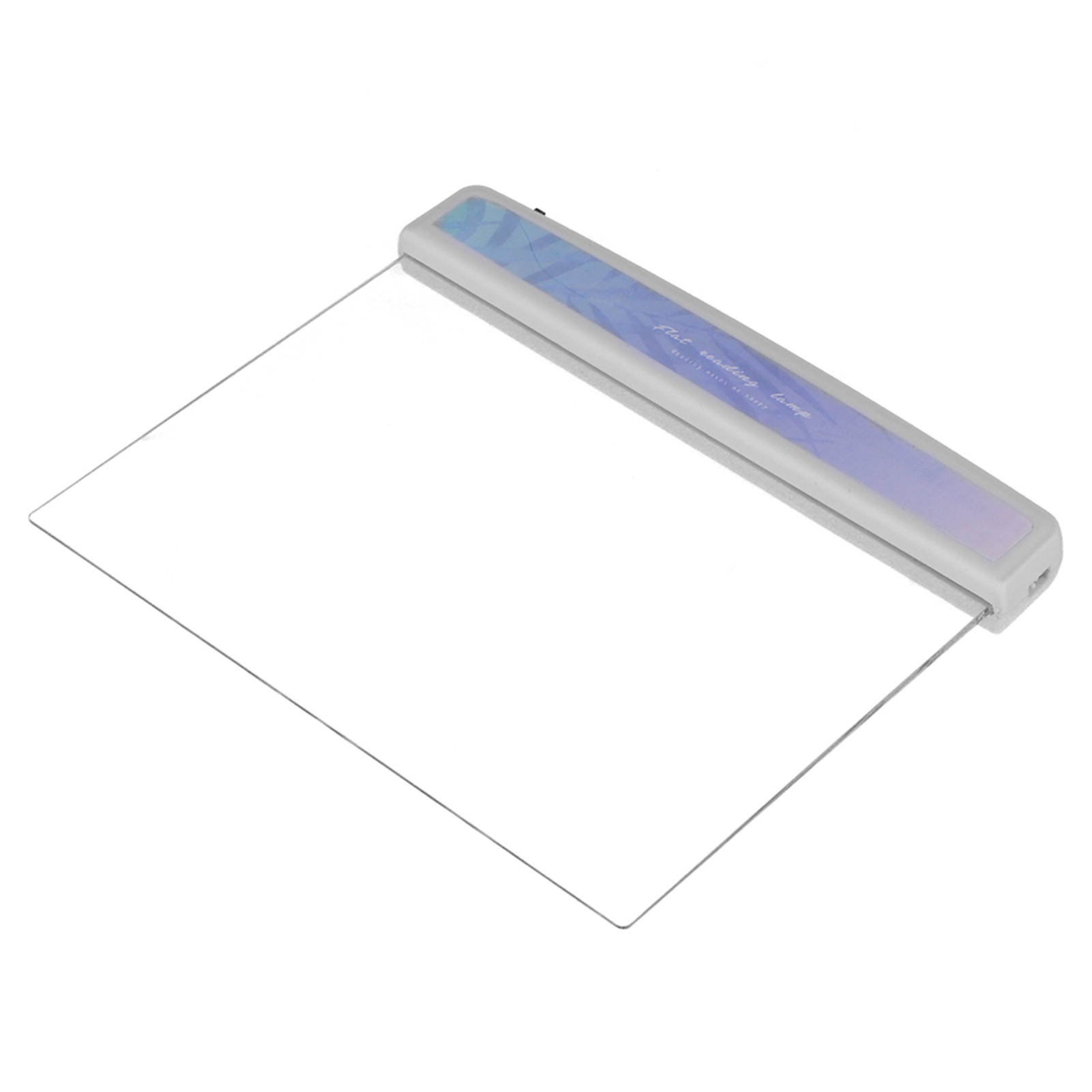 Tragbare Led-leselampe In Blattform, Augenschutz Für Schüler, Flaches Lichtpanel Mit Blattmuster, 2 Stück