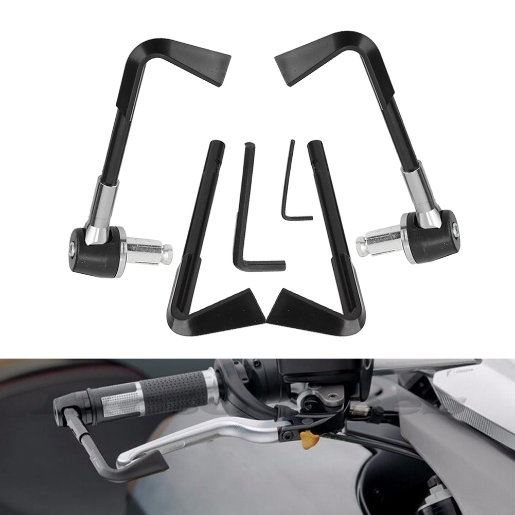 Cnc-gefräste Motorrad-handschützer, Bremshebelschützer, Verstärkte Lenker, Silberne Handschützer, Motorradzubehör