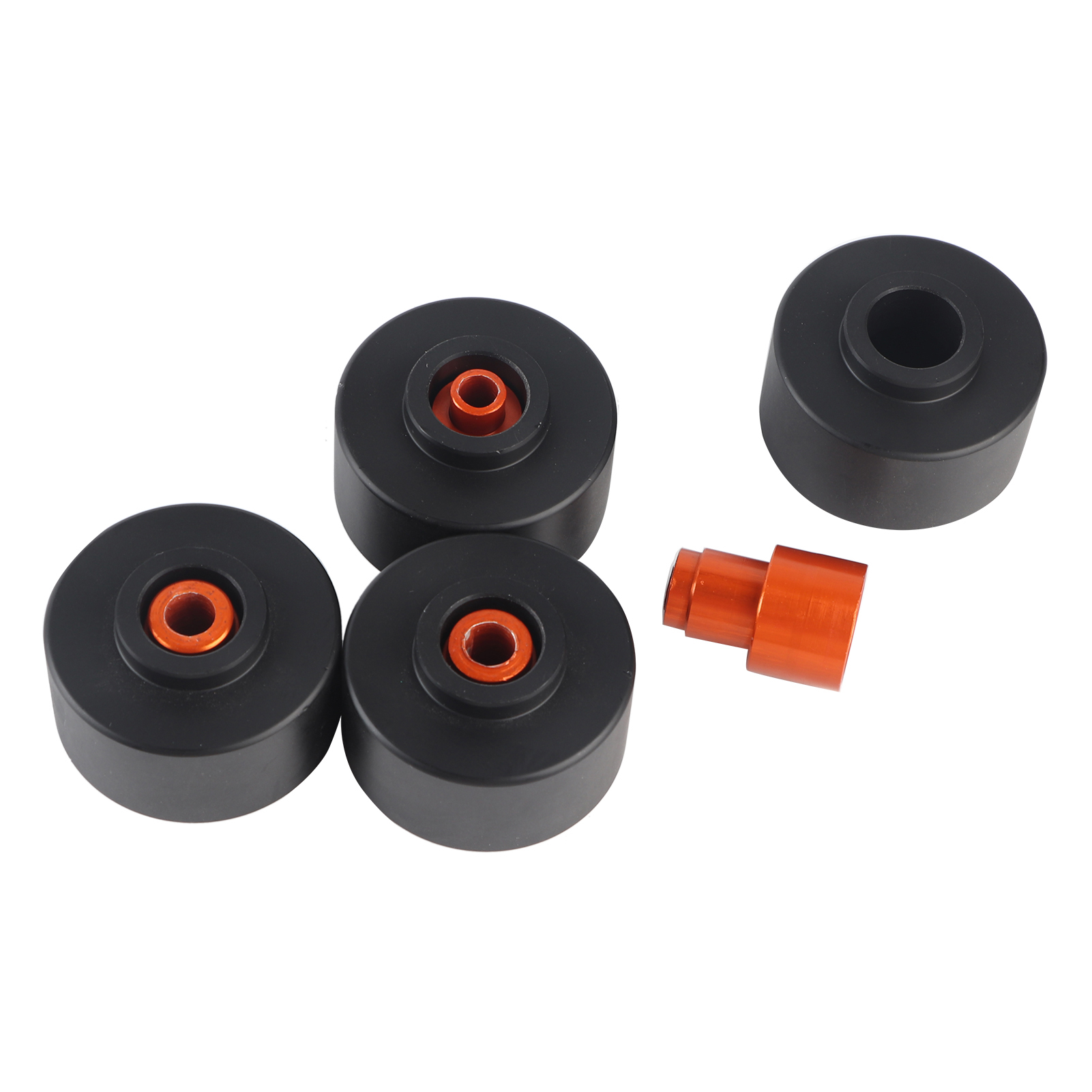 4-teiliges Cnc-gefrästes Motorrad-motorschutzgitter, Vorder- Und Hinterradgabel-rahmen-sturzbügel Für 125 200 390