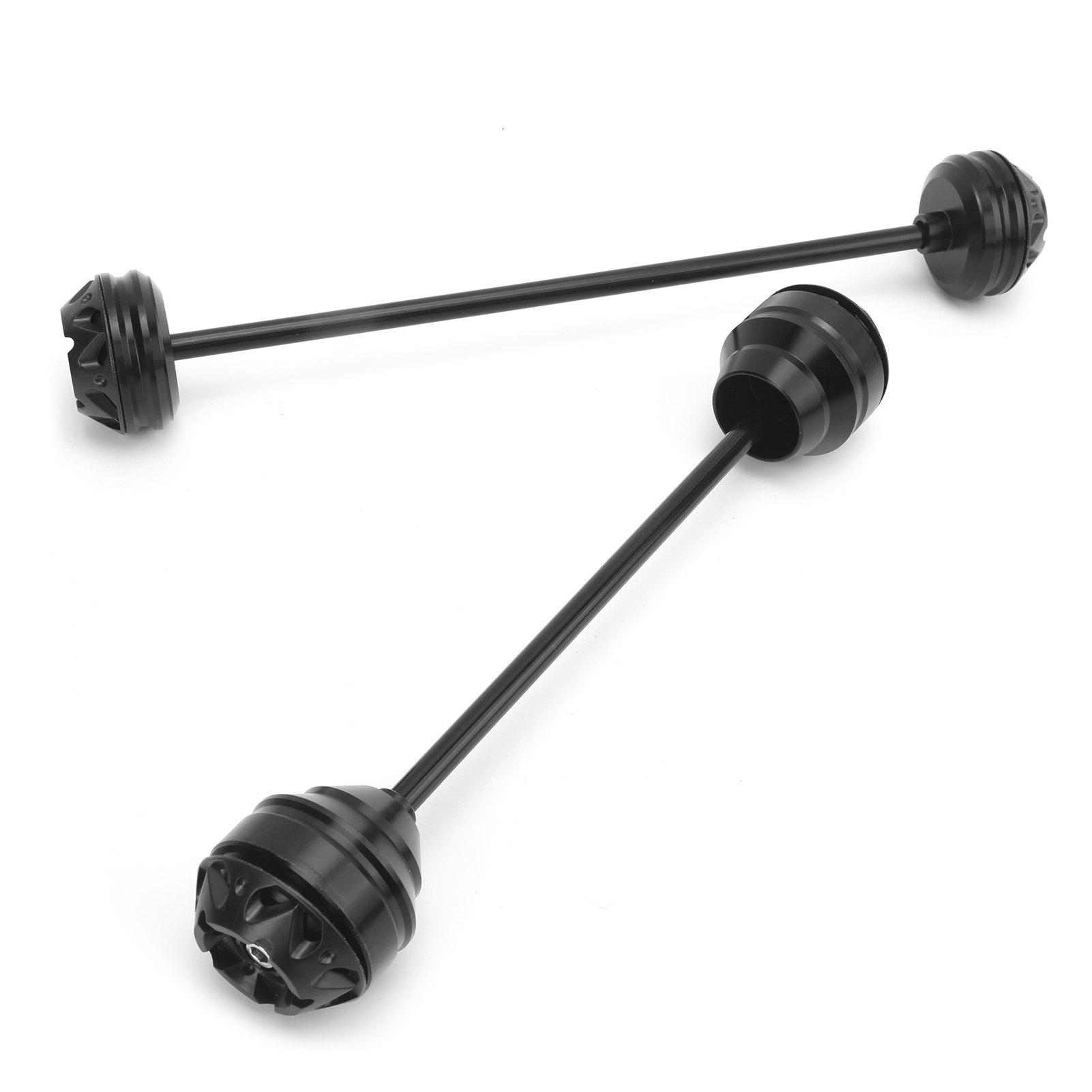 Front- Und Heckverkleidungsschutz, Radachse Und Gabelenden Für Yamaha Mt-09, Fz-09 Und Fj-09, Aluminium-ersatzsatz, Motorrad-sturzschutz.