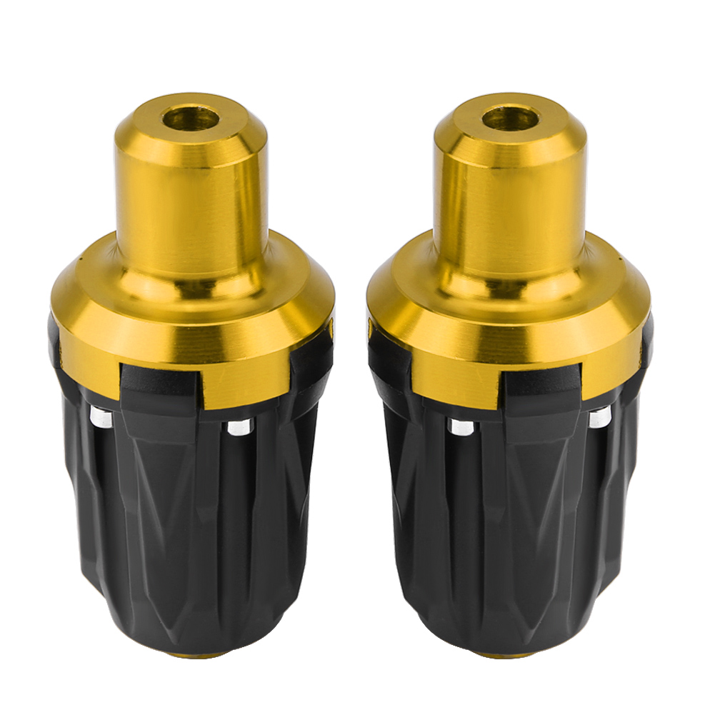 Paar 10 Mm Sturzschutzkappen Für Motorräder, Verschiebbare Rahmenendkappen, Fallschutz, Gold, Für Verkleidung, Sicherheitszubehör.