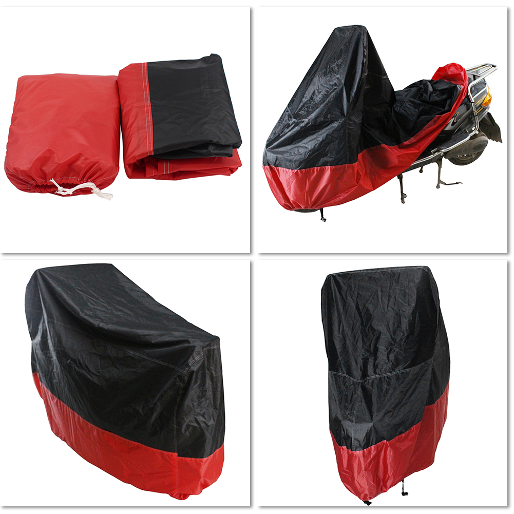 Wasserdichte, Regendichte, Staubdichte, Uv-beständige Und Atmungsaktive Motorrad-/rollerabdeckung Outdoor-schutz Für Motorrad/moped Größe L Wetterfeste Abdeckung.