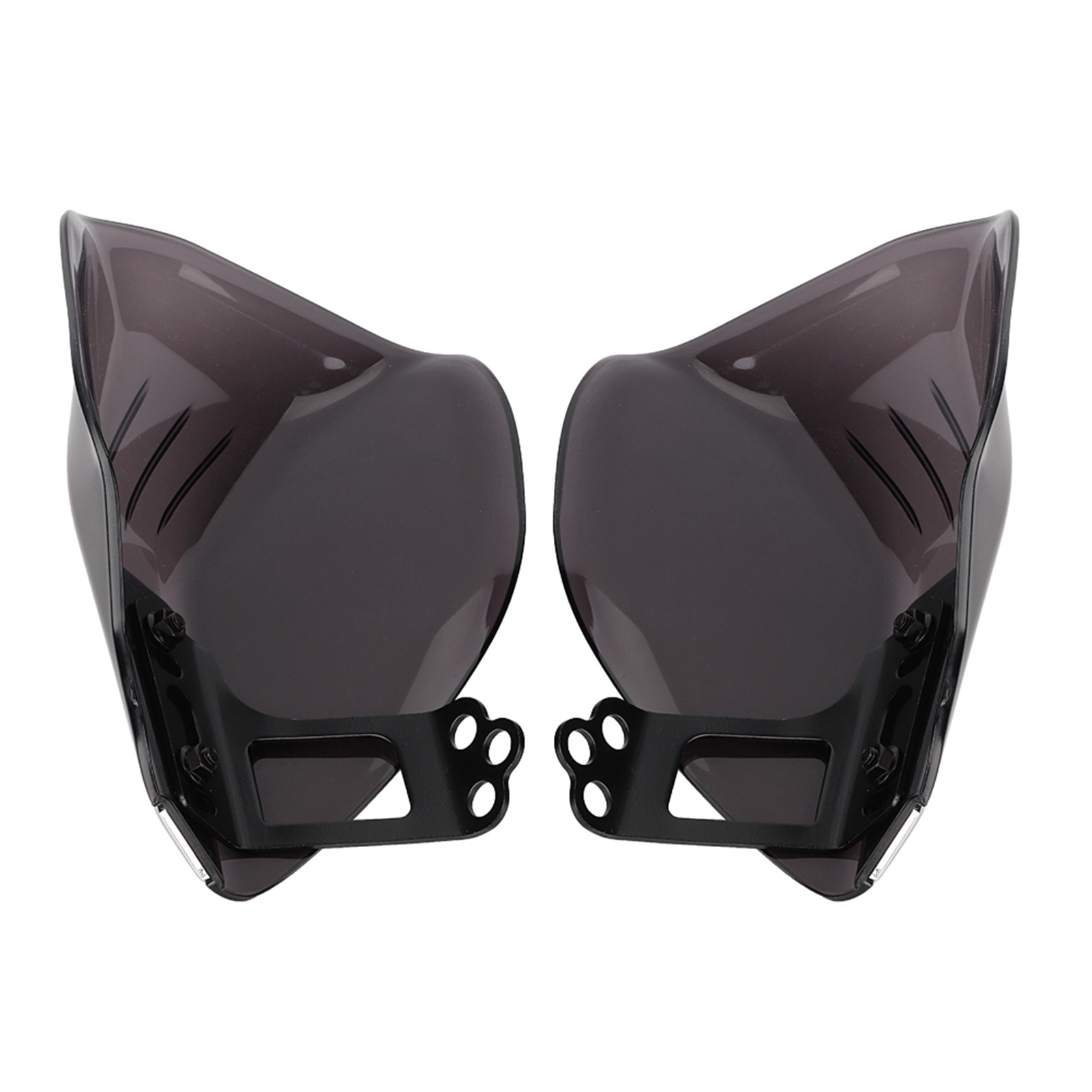 Motorrad-handschützer, Sturzschutz Für Den Lenker, Dunkelbraune Fingerschützer, Windschutzscheibe, Handschutzzubehör