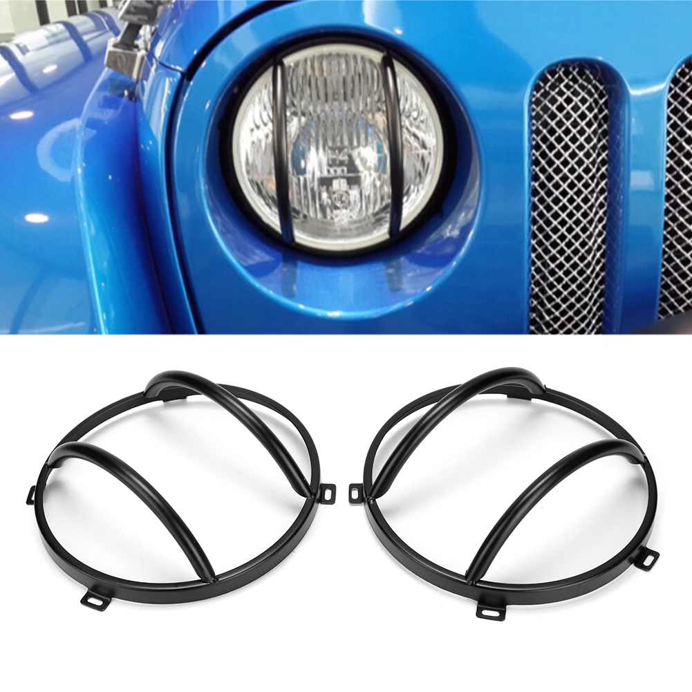 2x Bremslichtschutzabdeckungen Aus Metall Für Jeep Wrangler Jk 2007-2017, Schwarze Abdeckung, Kratzfest