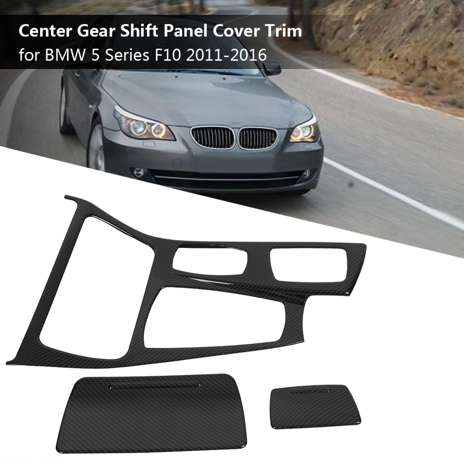 Verkleidung Der Mittelkonsole Für Bmw 5er F10 2011-2016, Schalthebelabdeckung, Fahrzeuginnenausstattung, Ersatzteil (3)