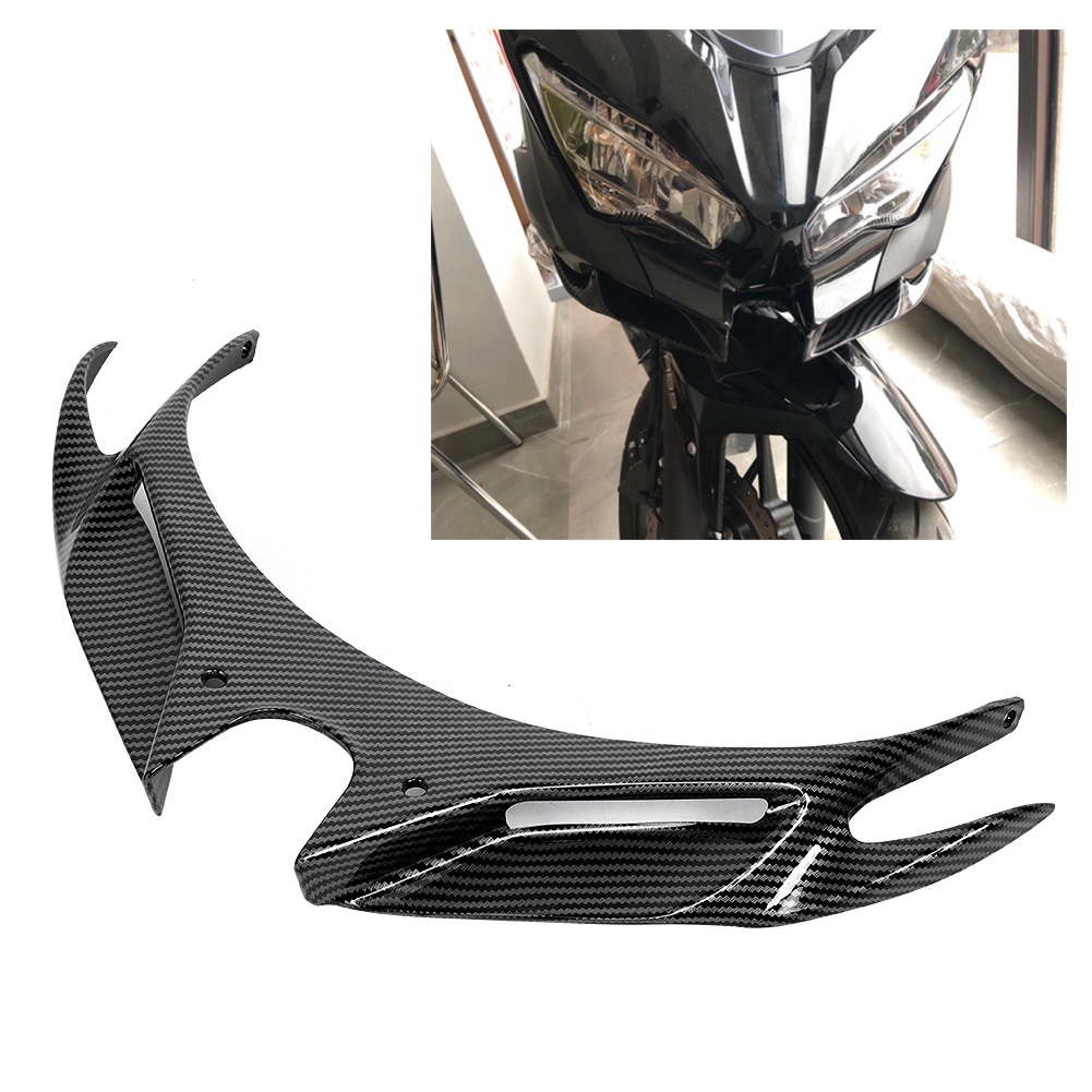 Frontverkleidung Im Carbonfaser-stil, Aerodynamische Flügelabdeckung, Passend Für Kawasaki Ninja 250/400 18-20